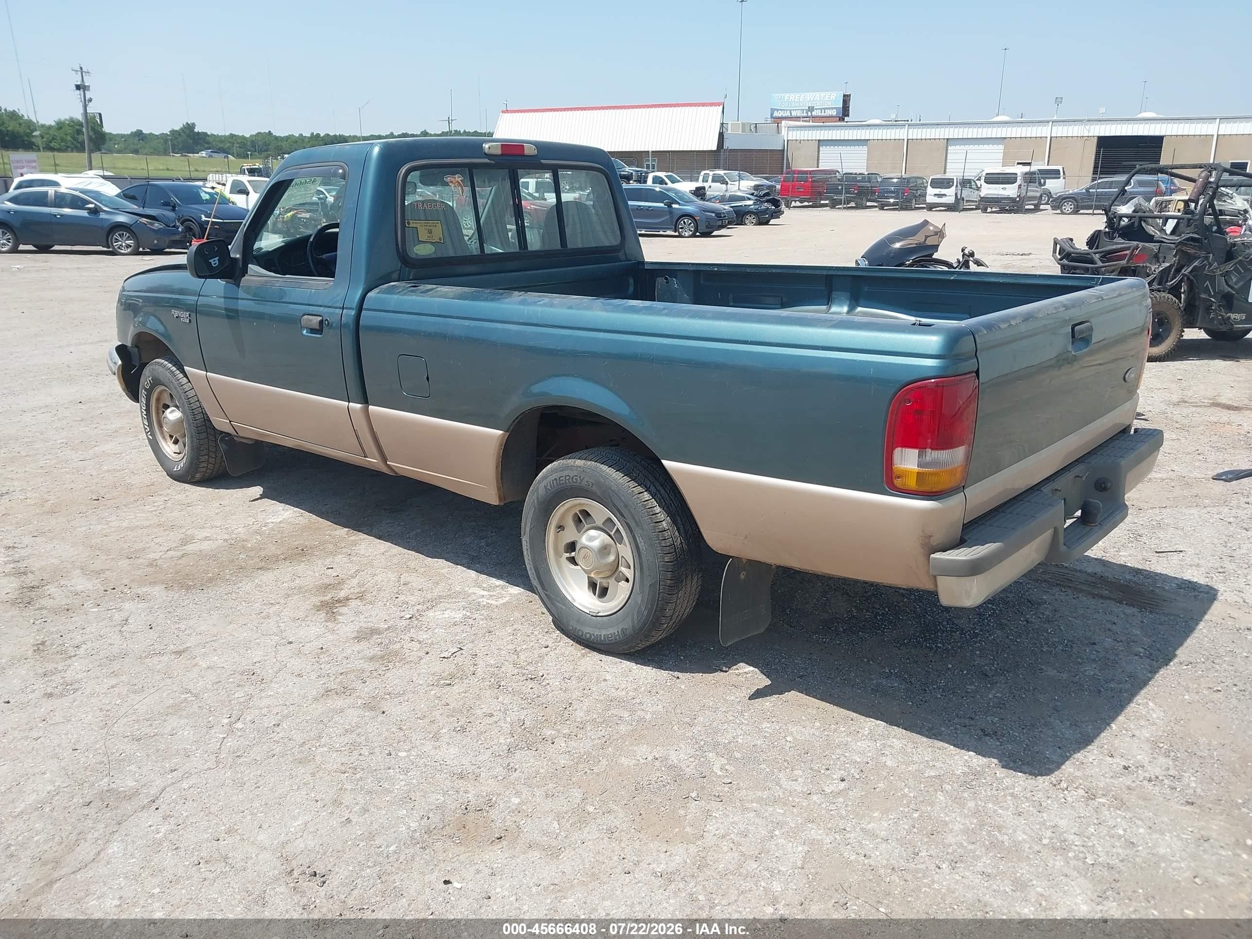 1996 Ford Ranger   Green vin: 1FTCR10U2TUD19554
