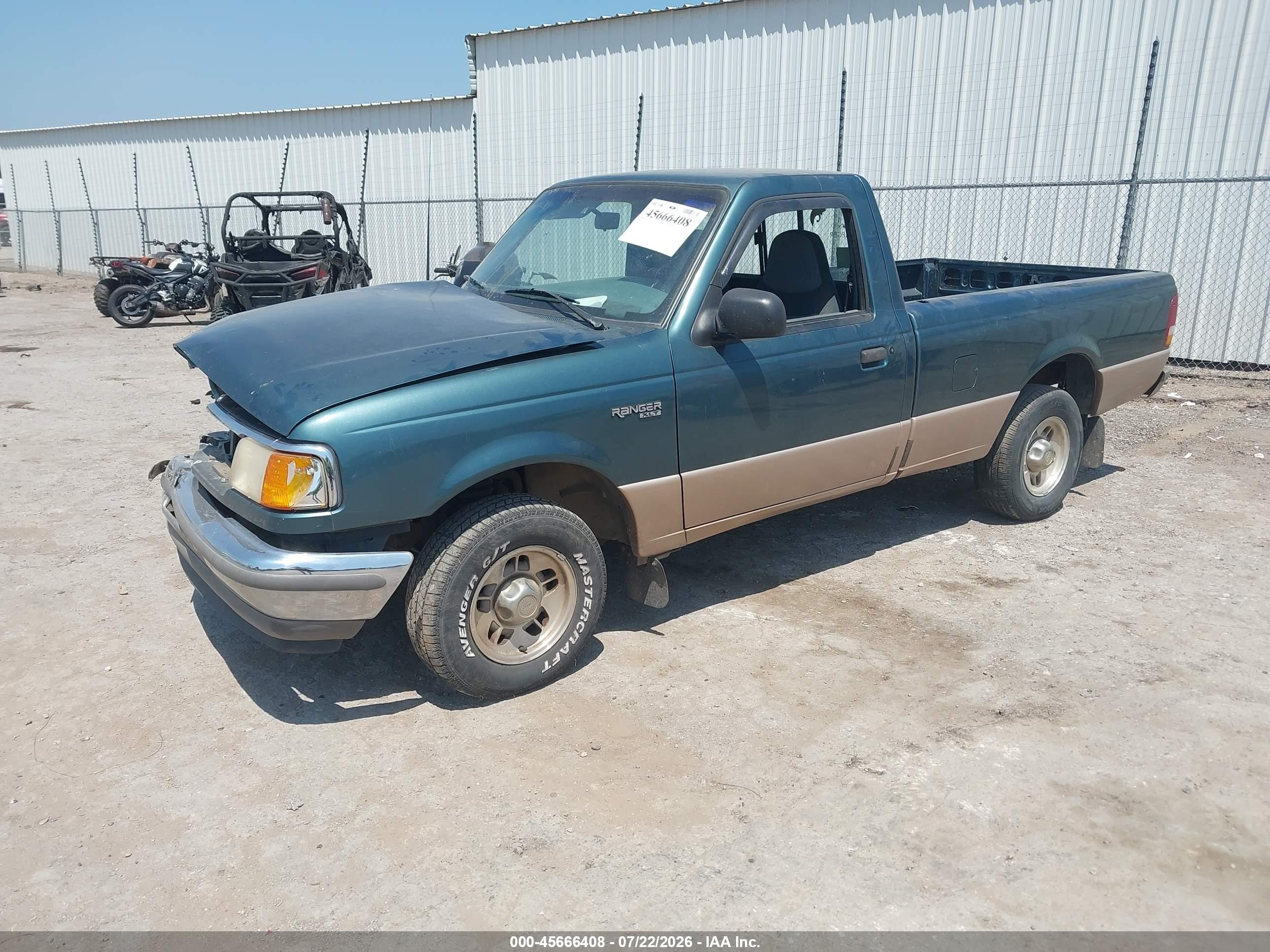 1996 Ford Ranger   Green vin: 1FTCR10U2TUD19554