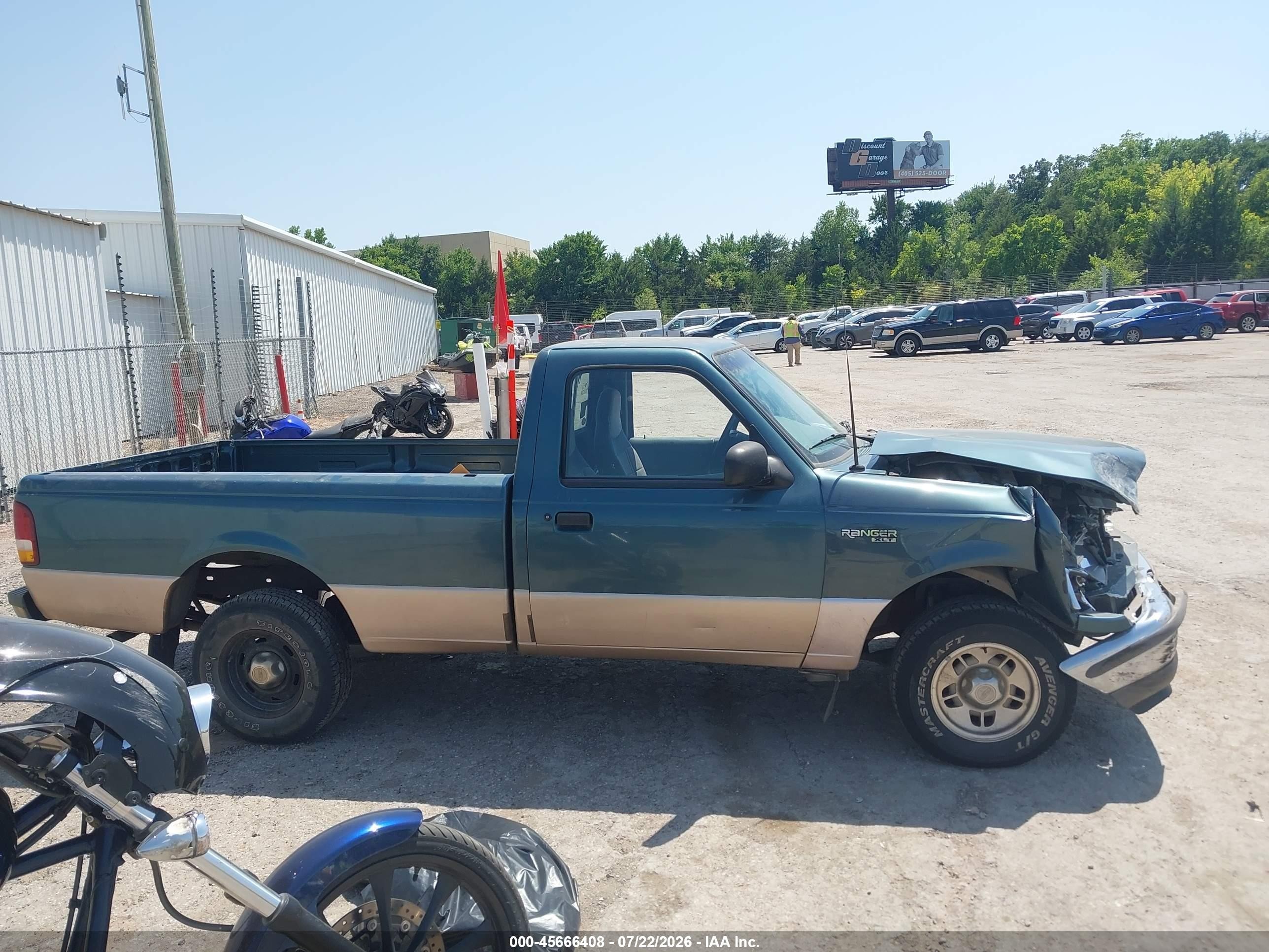 1996 Ford Ranger   Green vin: 1FTCR10U2TUD19554