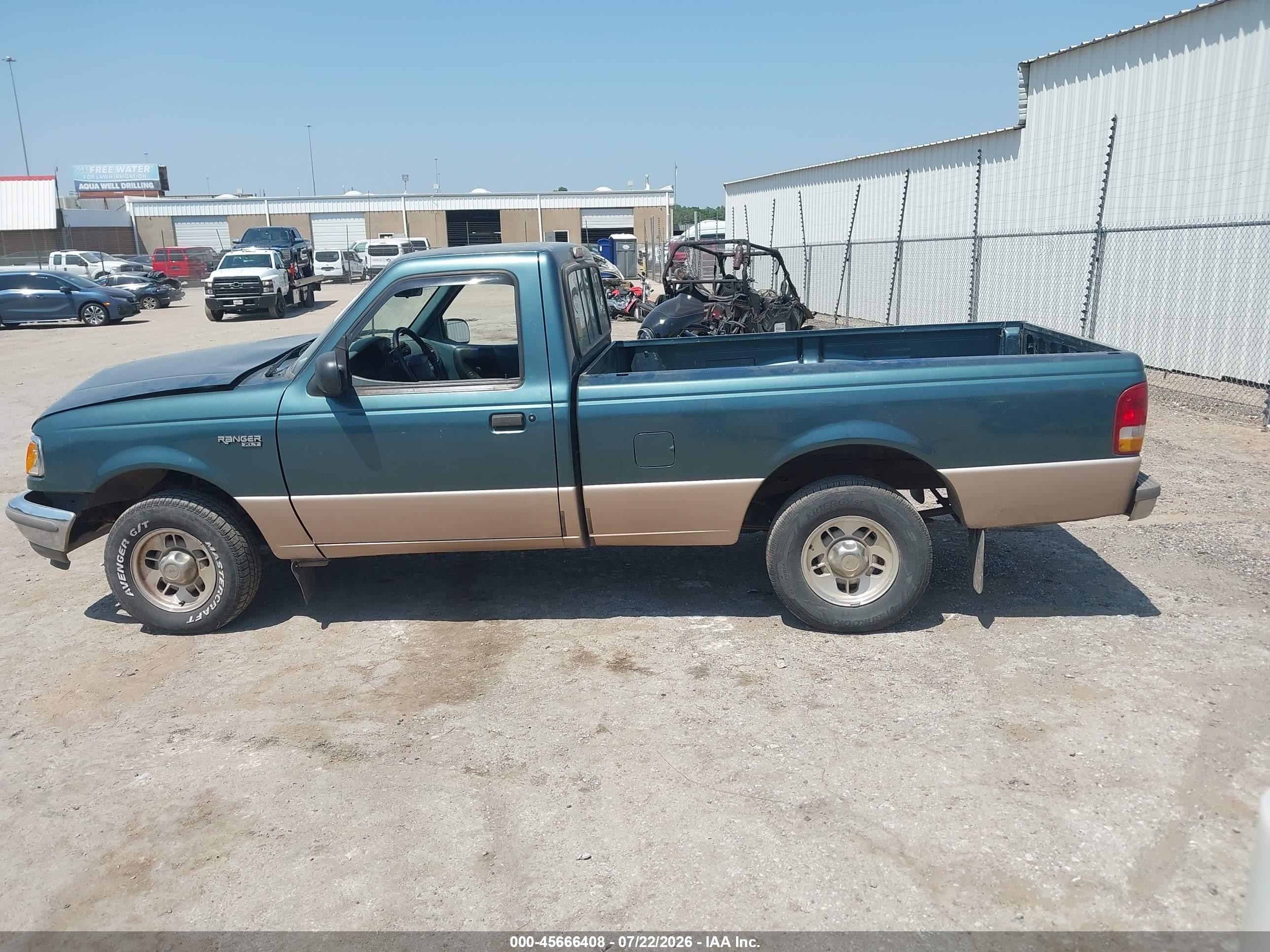 1996 Ford Ranger   Green vin: 1FTCR10U2TUD19554