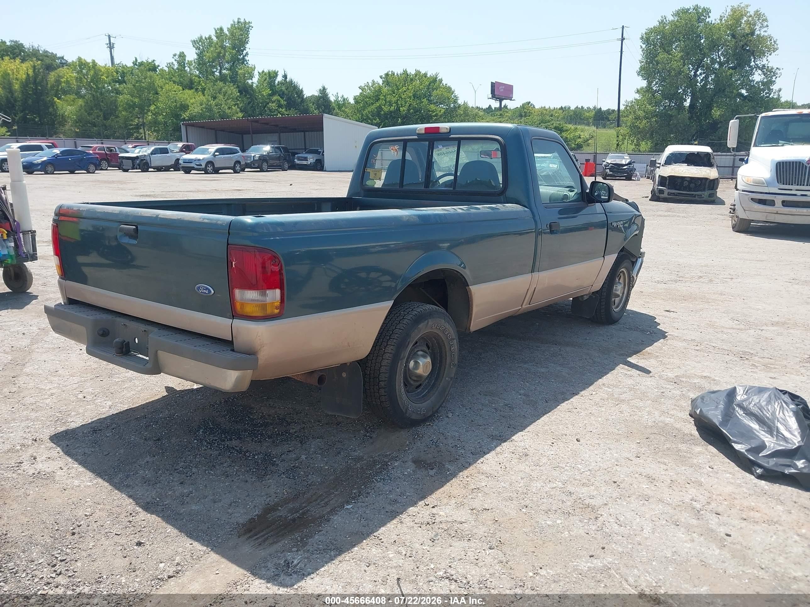 1996 Ford Ranger   Green vin: 1FTCR10U2TUD19554