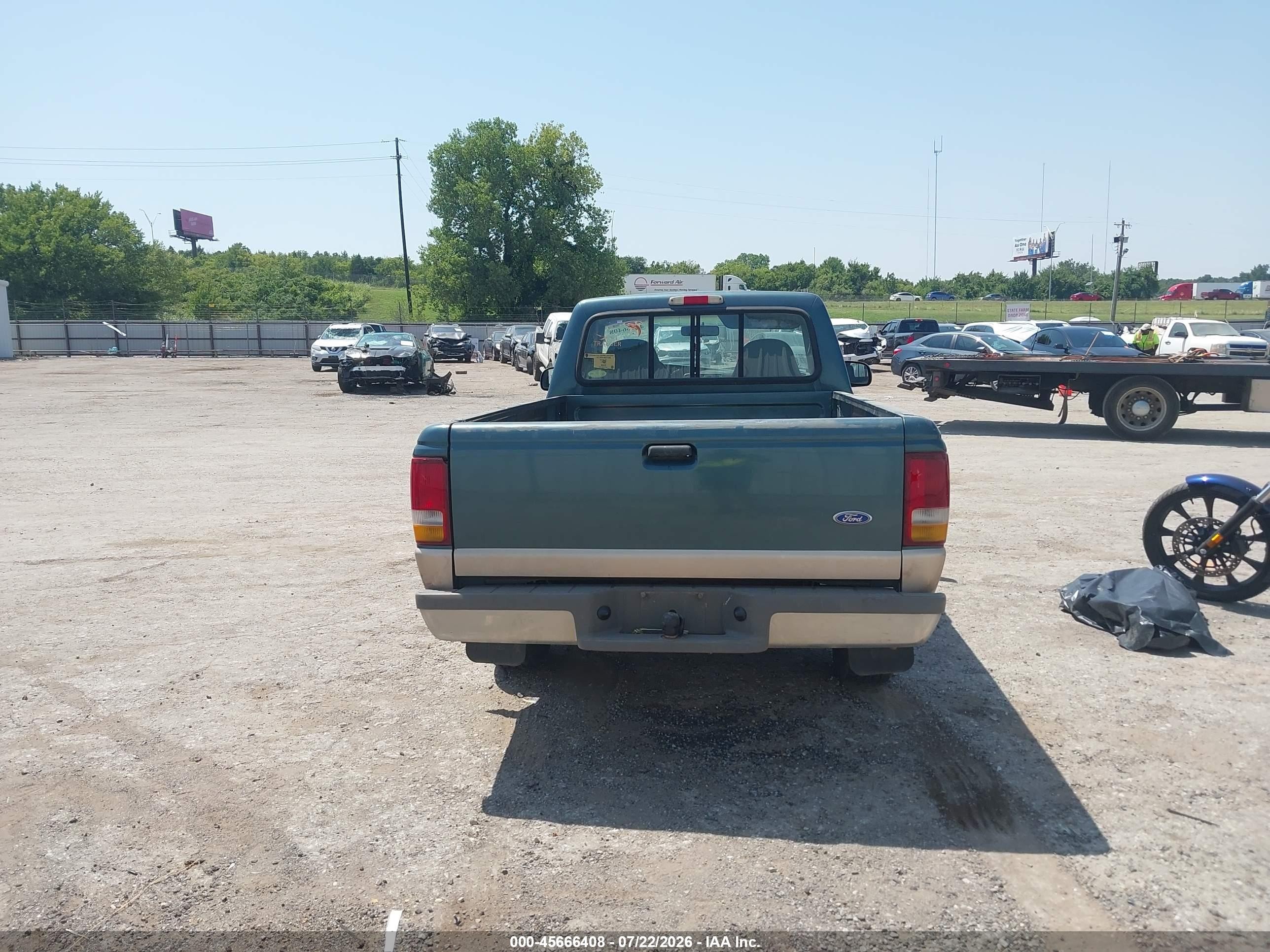 1996 Ford Ranger   Green vin: 1FTCR10U2TUD19554