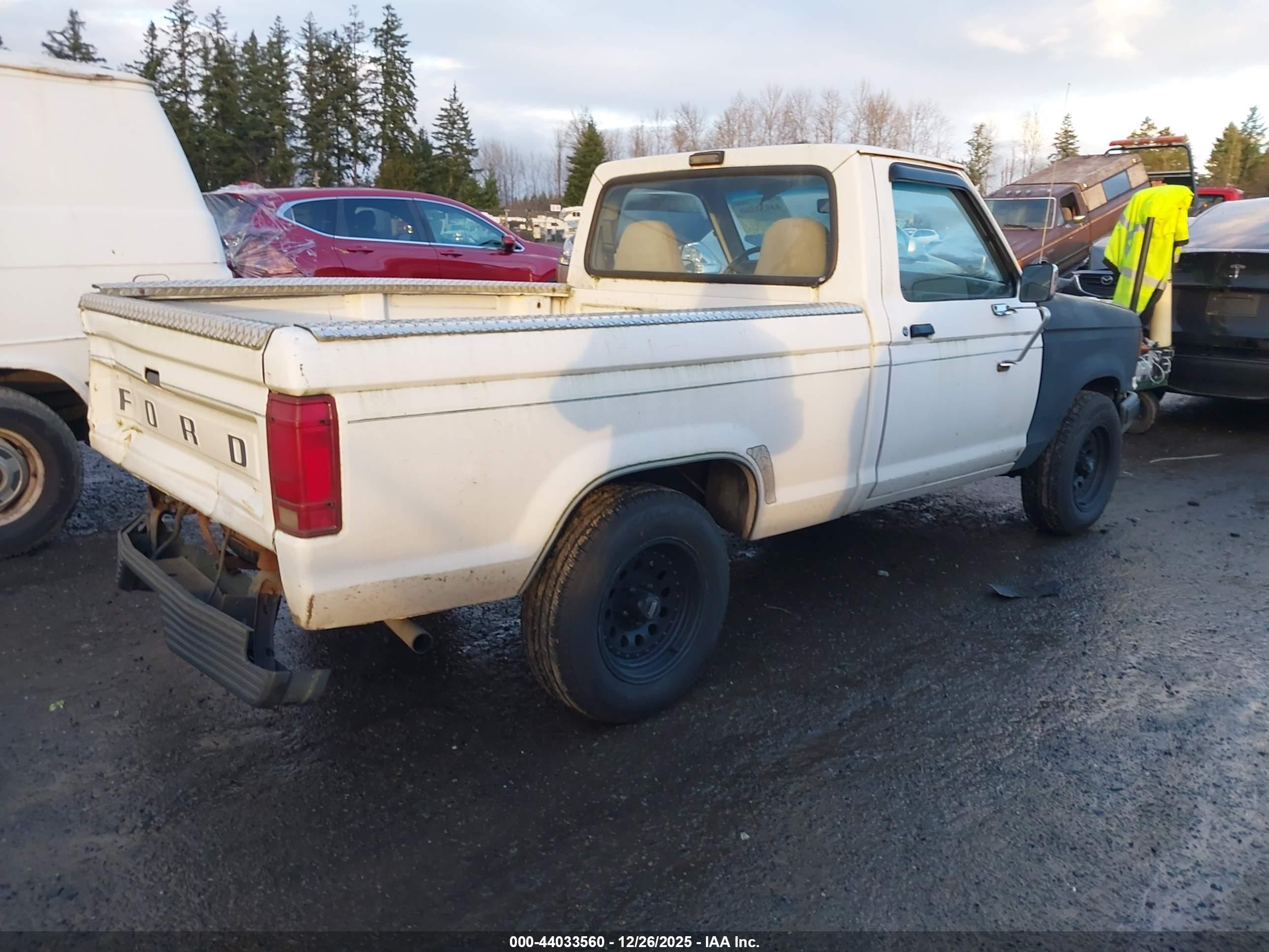 1991 Ford Ranger   White vin: 1FTCR10U3MUC44123