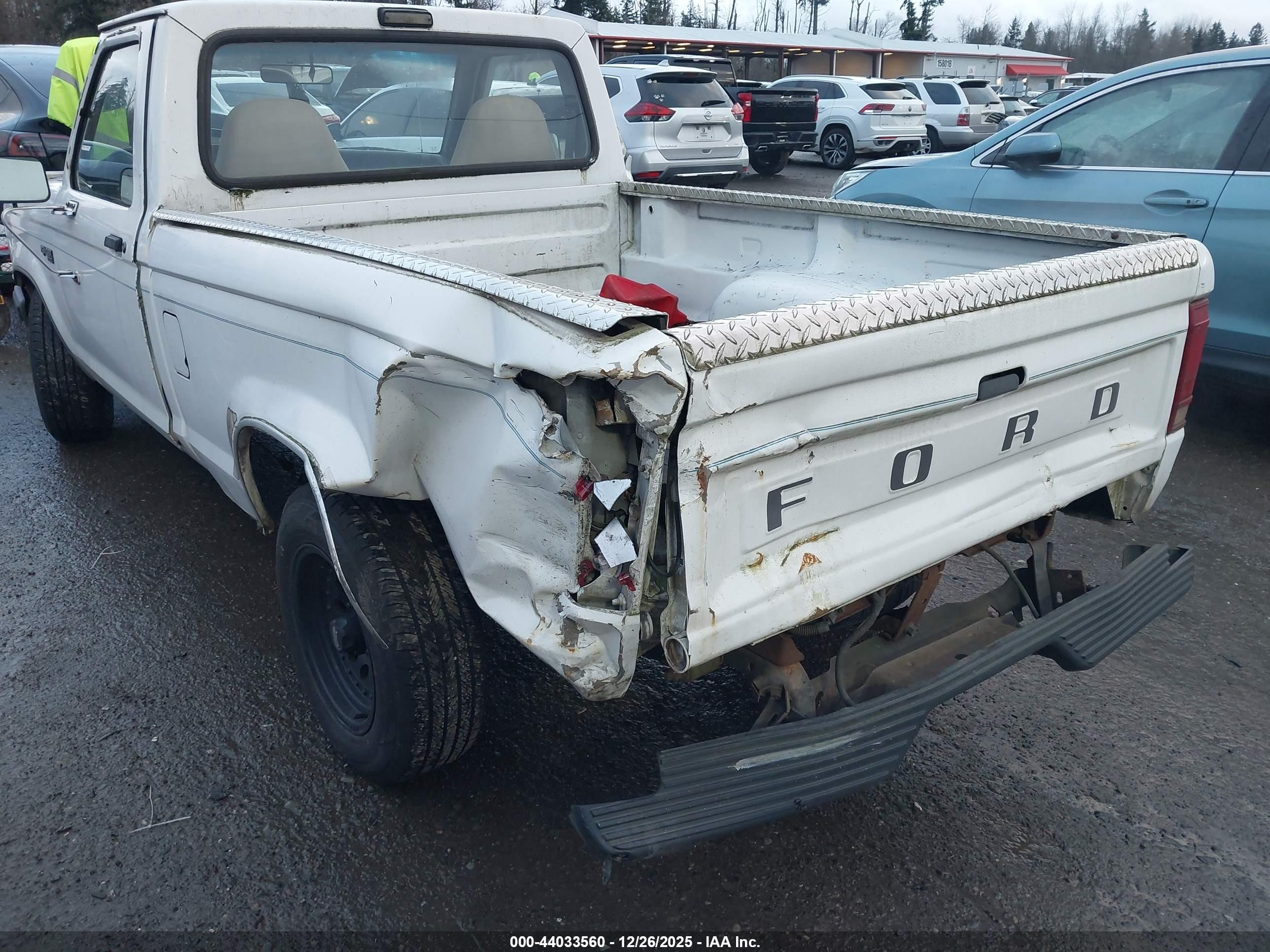 1991 Ford Ranger   White vin: 1FTCR10U3MUC44123