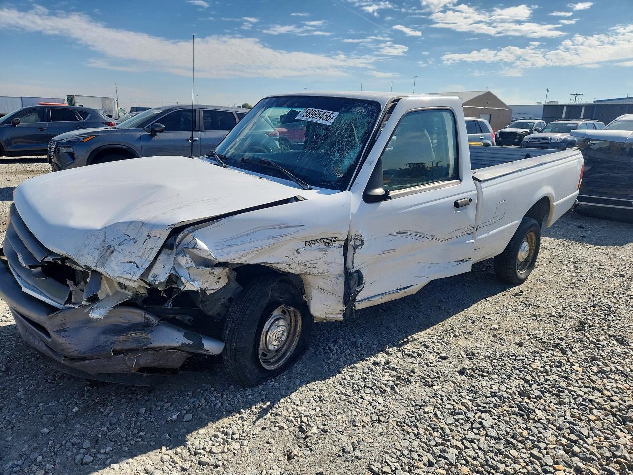 1996 Ford Ranger White vin: 1FTCR10U3TUB78252