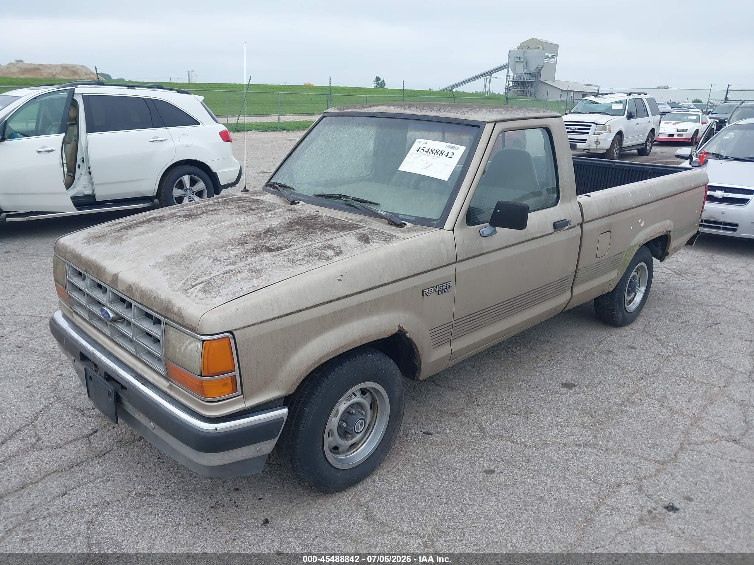 1991 Ford Ranger   Brown vin: 1FTCR10U5MUB40491