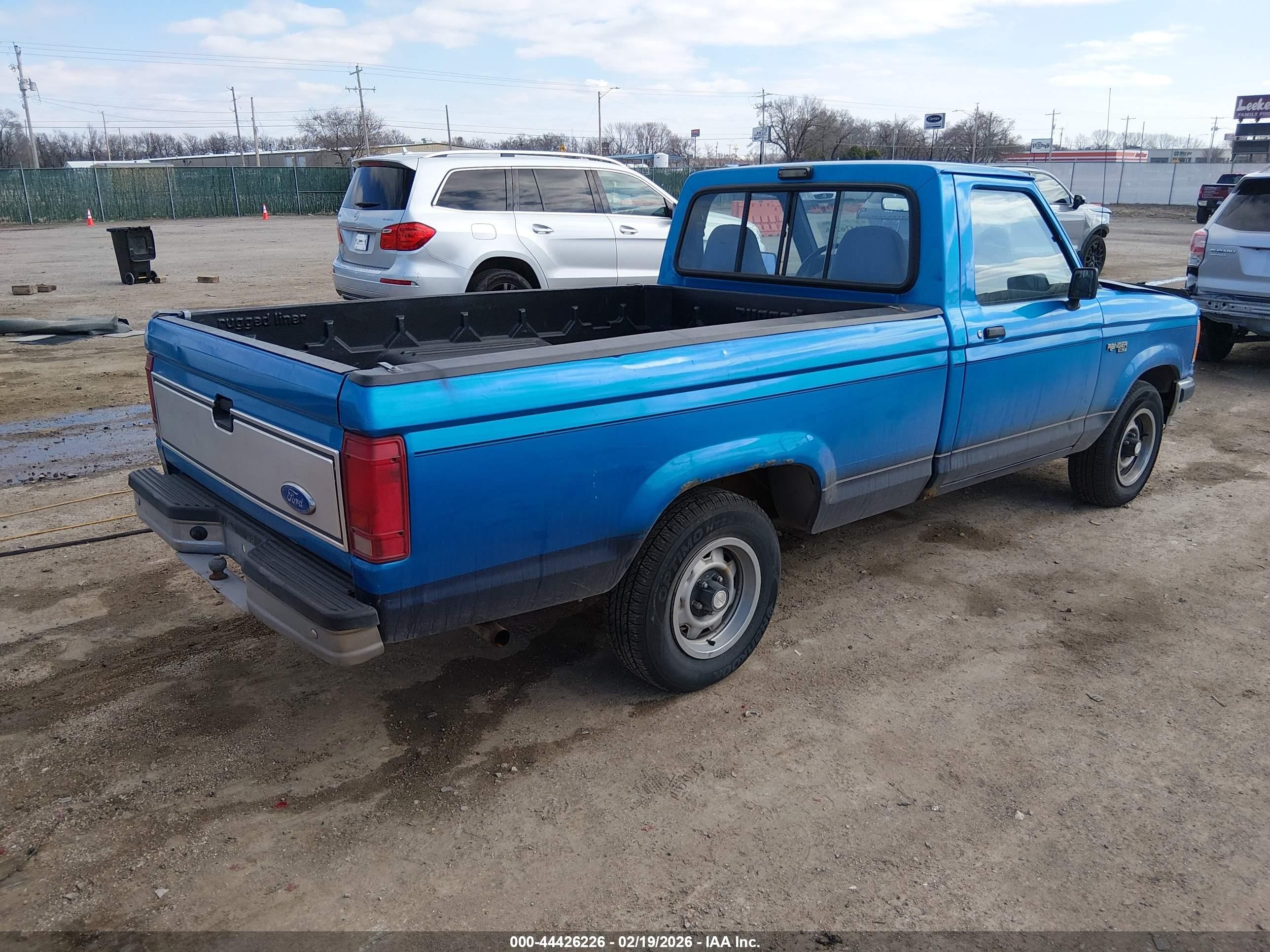 1992 Ford Ranger   Синий vin: 1FTCR10U5NPA88781