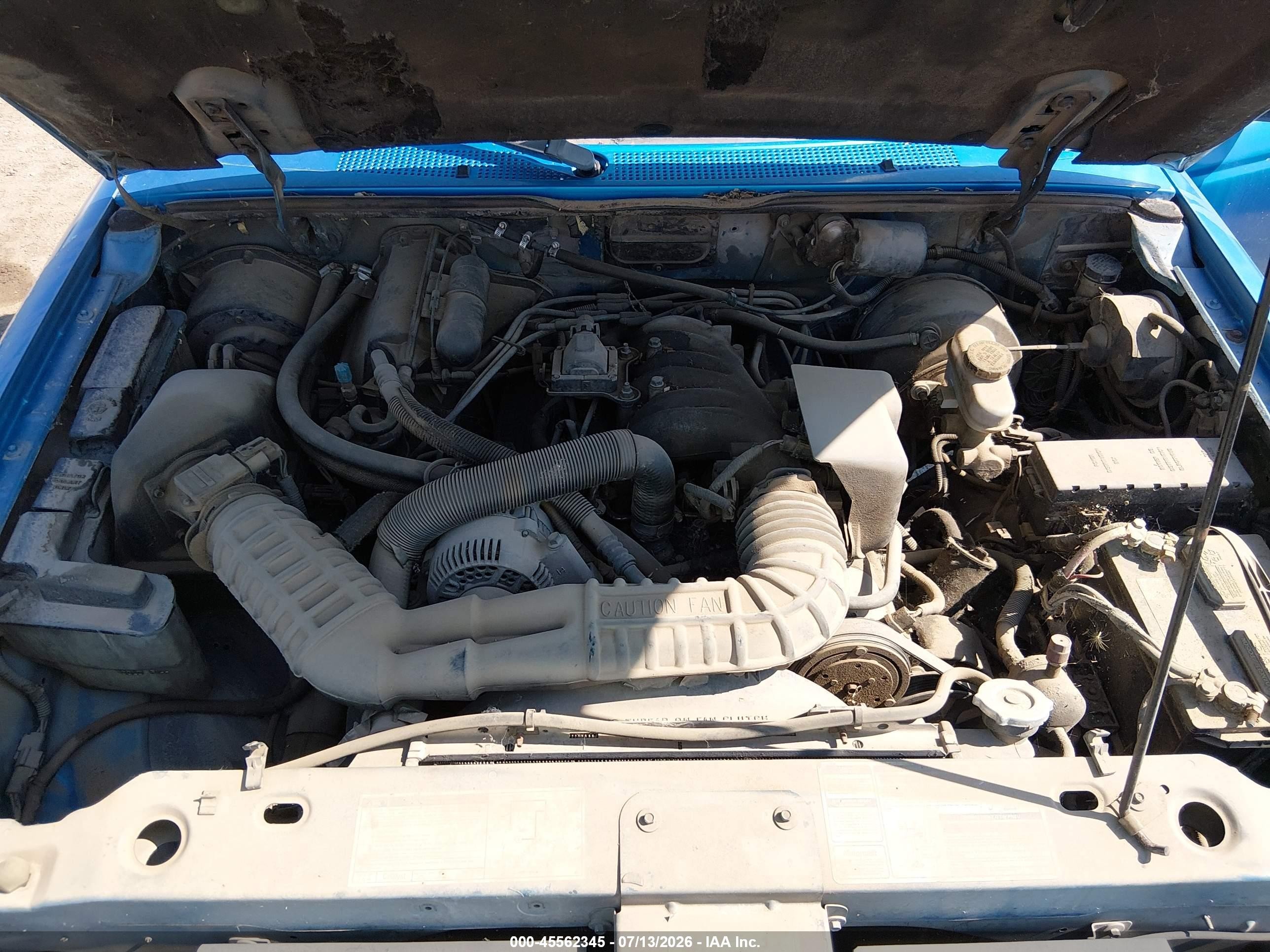 1993 Ford Ranger Blue vin: 1FTCR10U5PPB04111