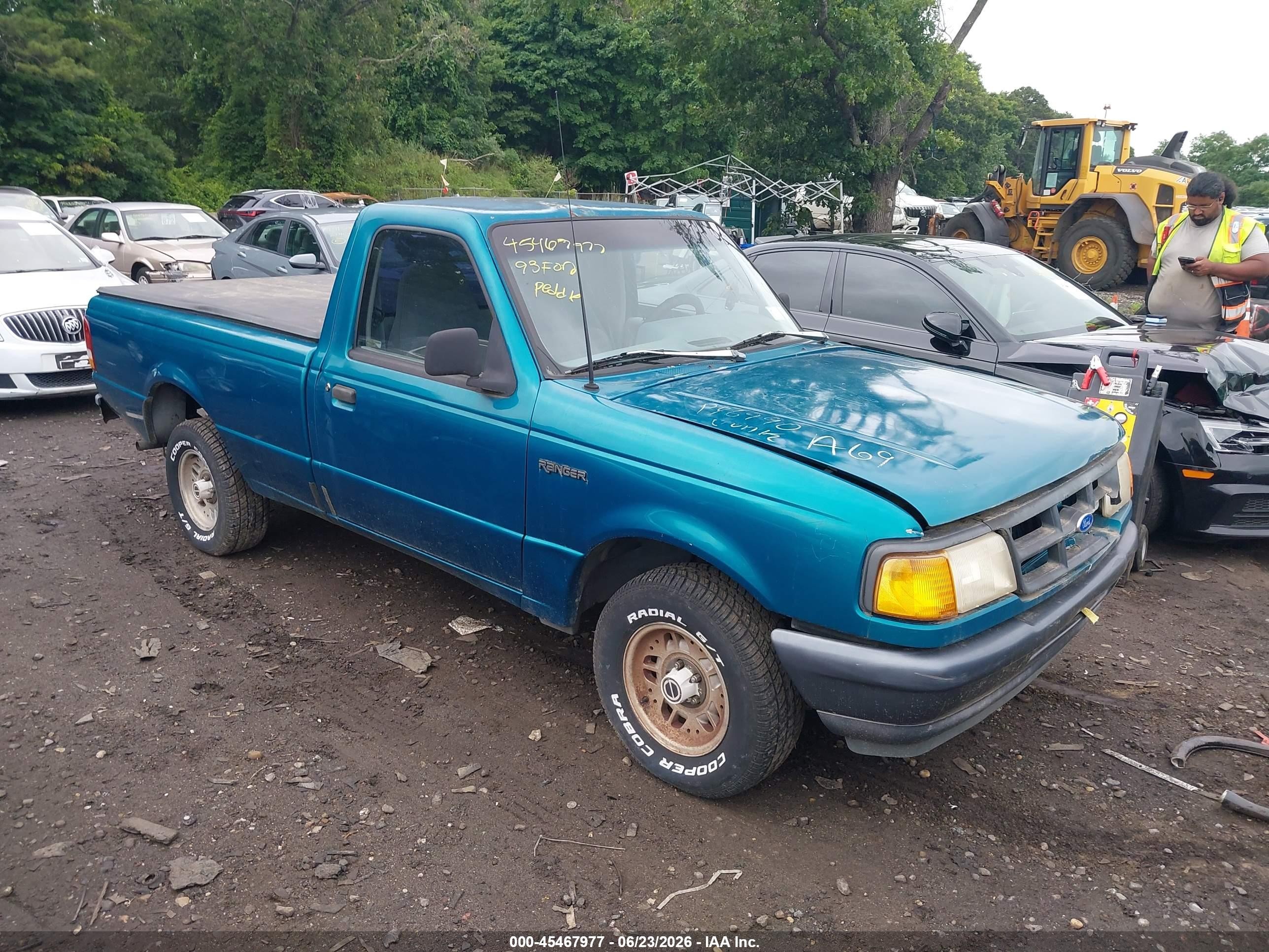 1993 Ford Ranger   Turquoise vin: 1FTCR10U5PTA28039