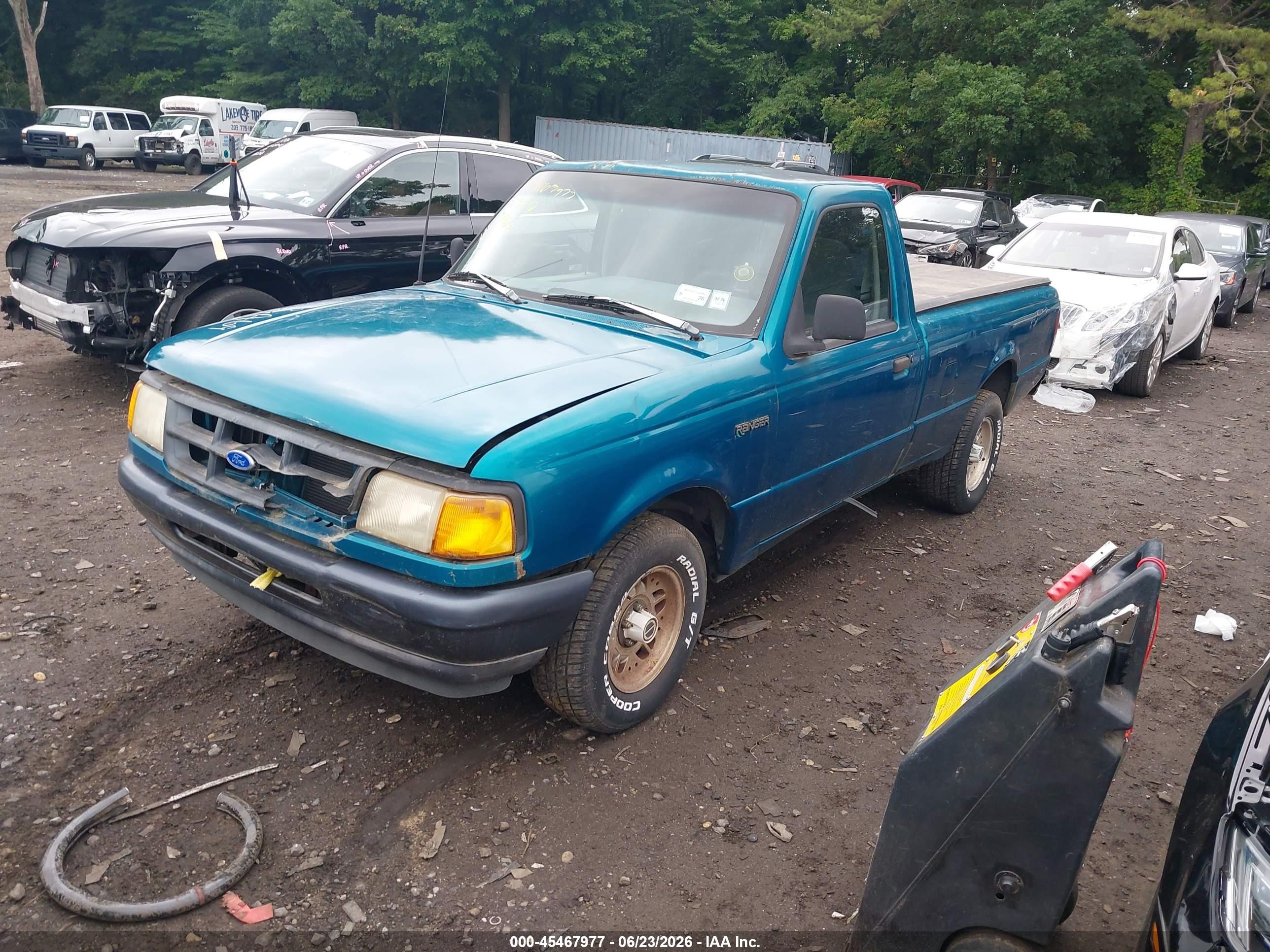 1993 Ford Ranger   Turquoise vin: 1FTCR10U5PTA28039