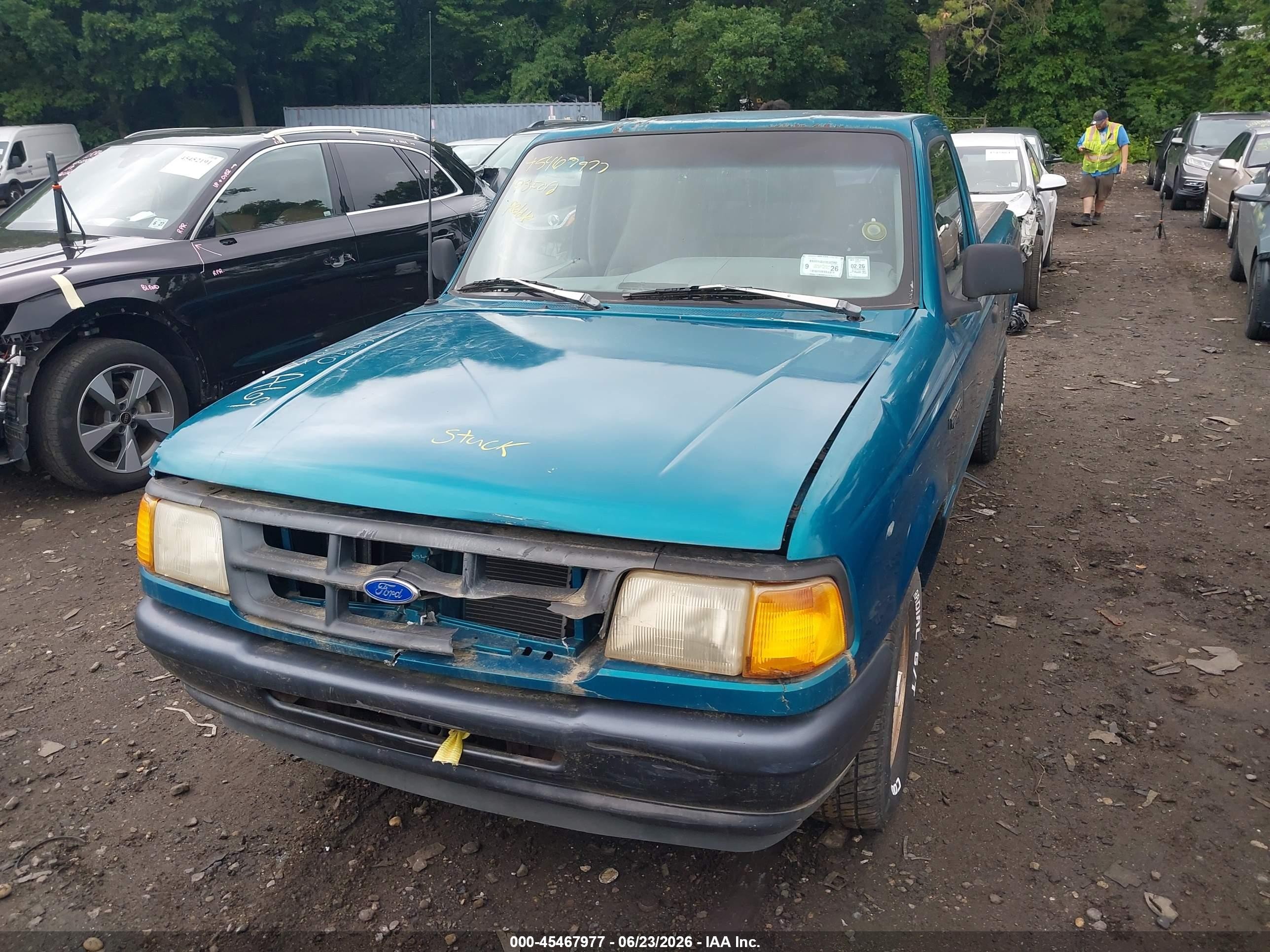 1993 Ford Ranger   Turquoise vin: 1FTCR10U5PTA28039
