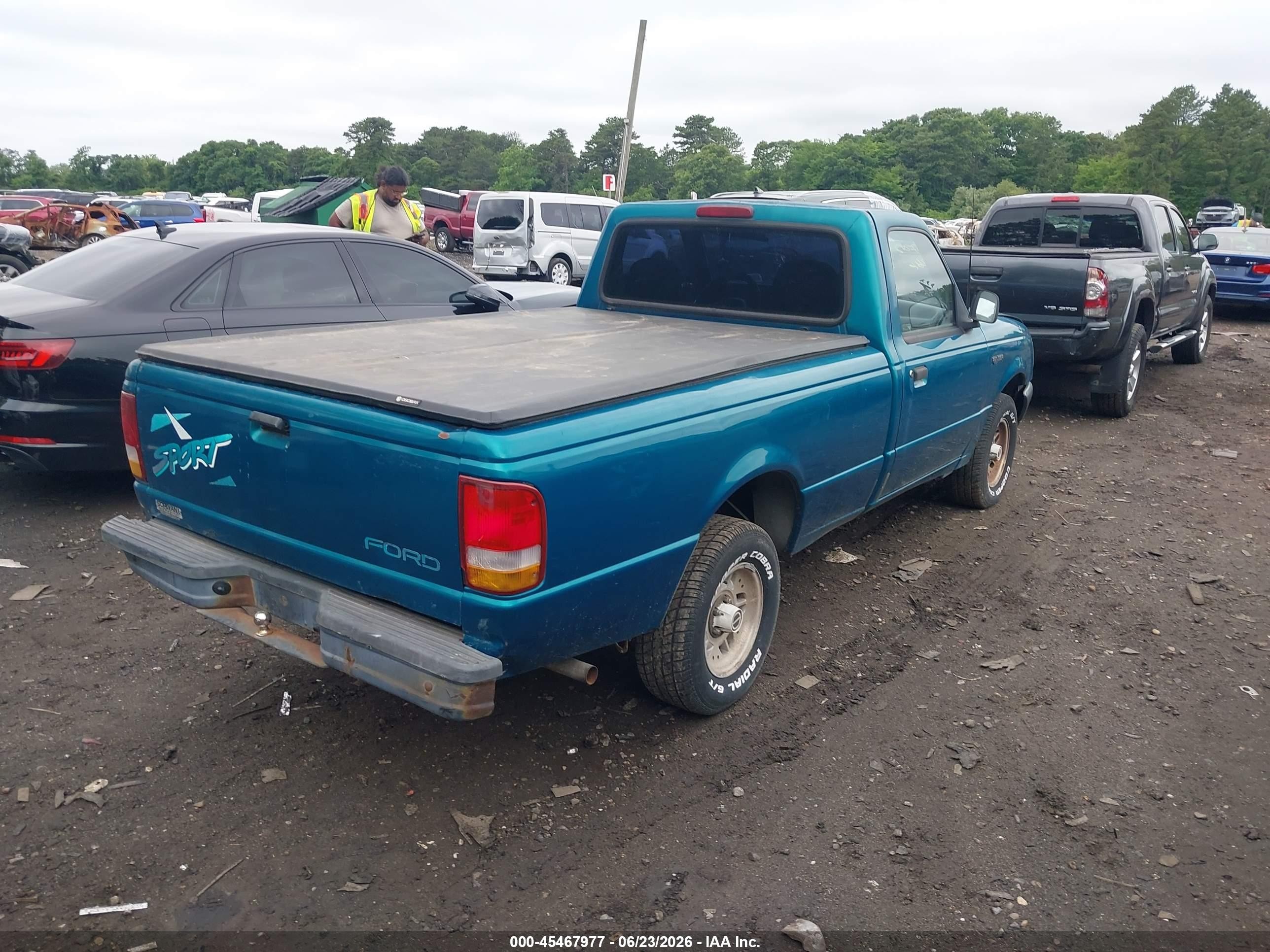 1993 Ford Ranger   Turquoise vin: 1FTCR10U5PTA28039