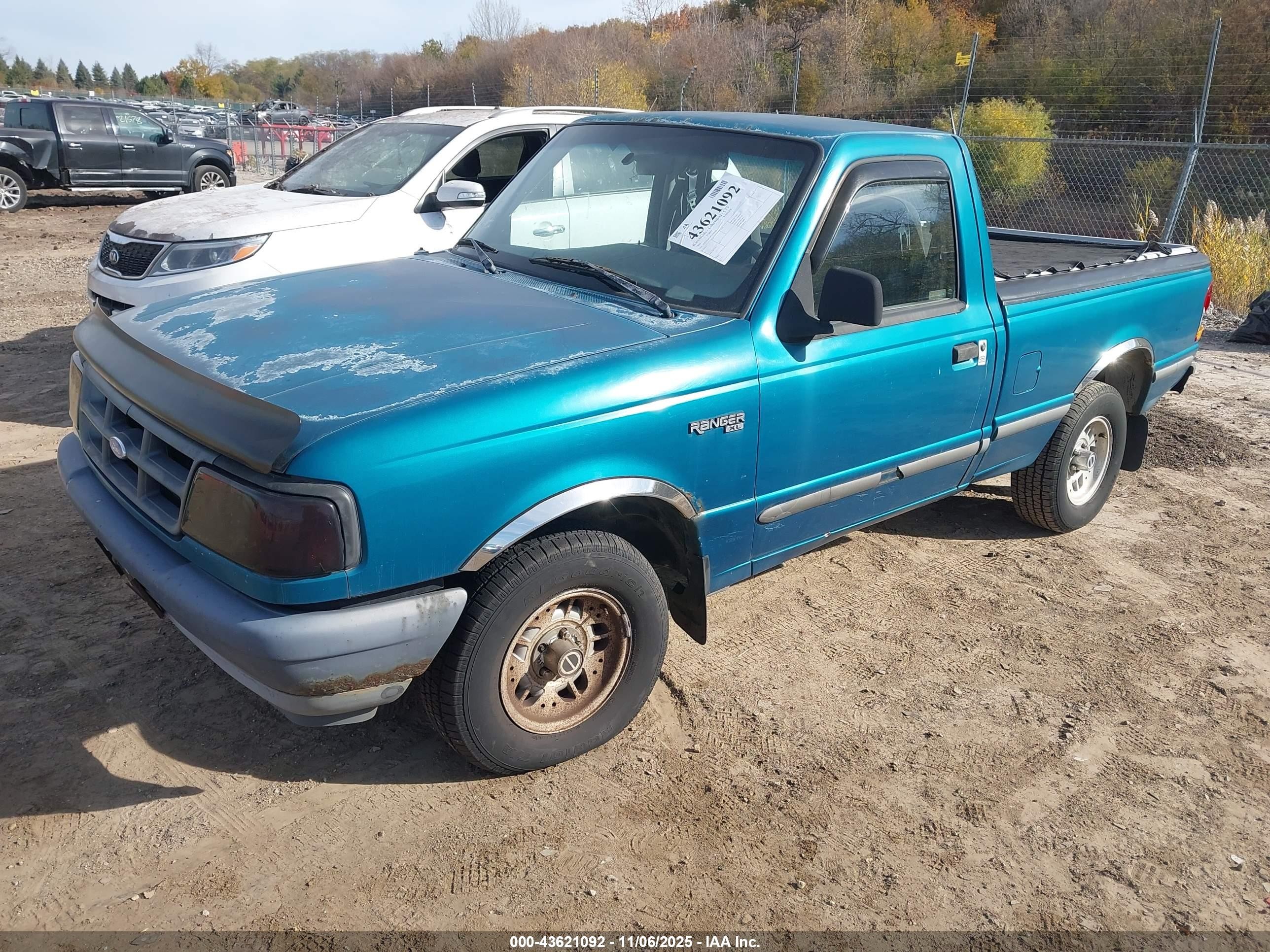 1993 Ford Ranger   Green vin: 1FTCR10U5PUC48467