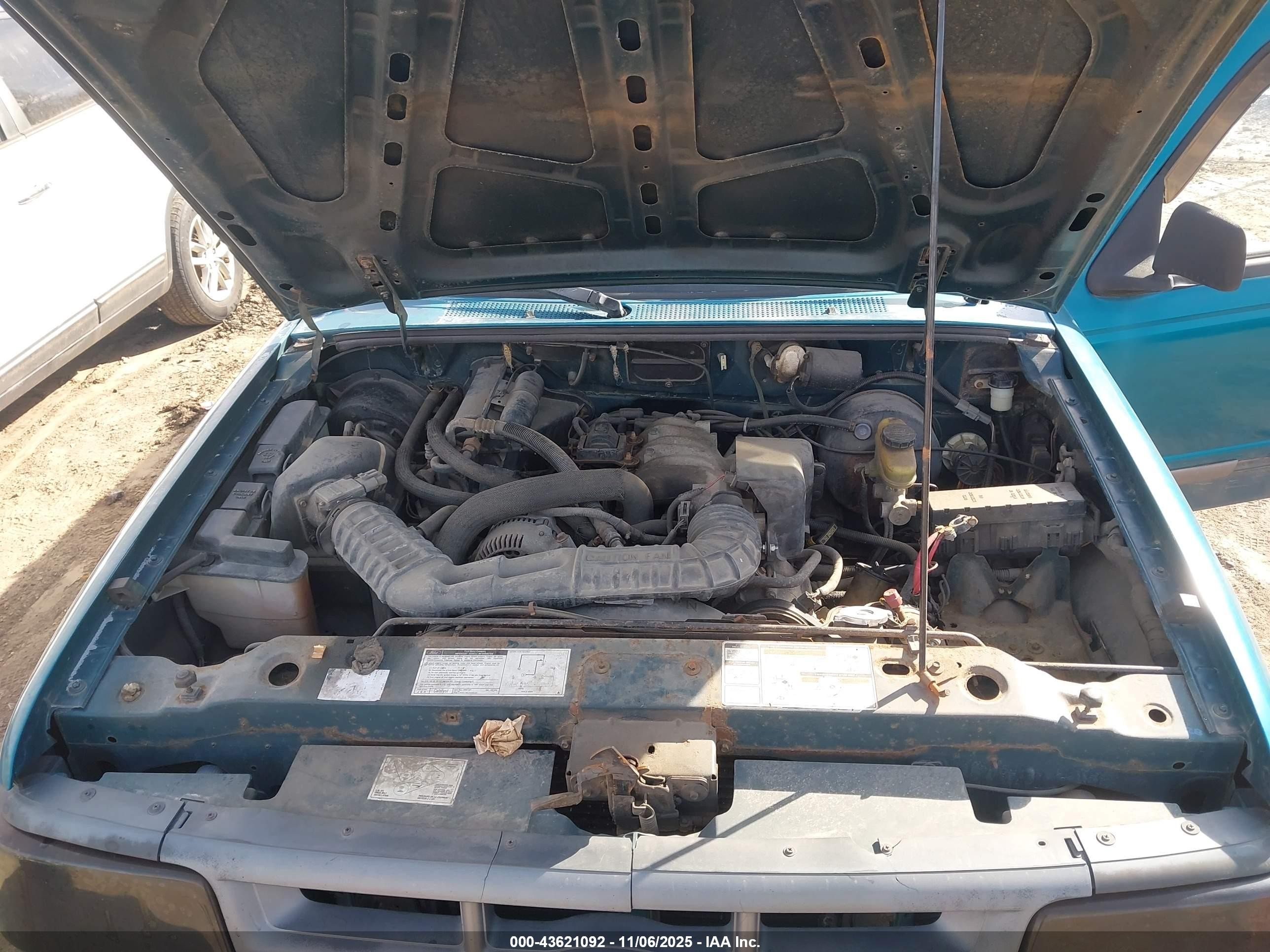 1993 Ford Ranger   Green vin: 1FTCR10U5PUC48467
