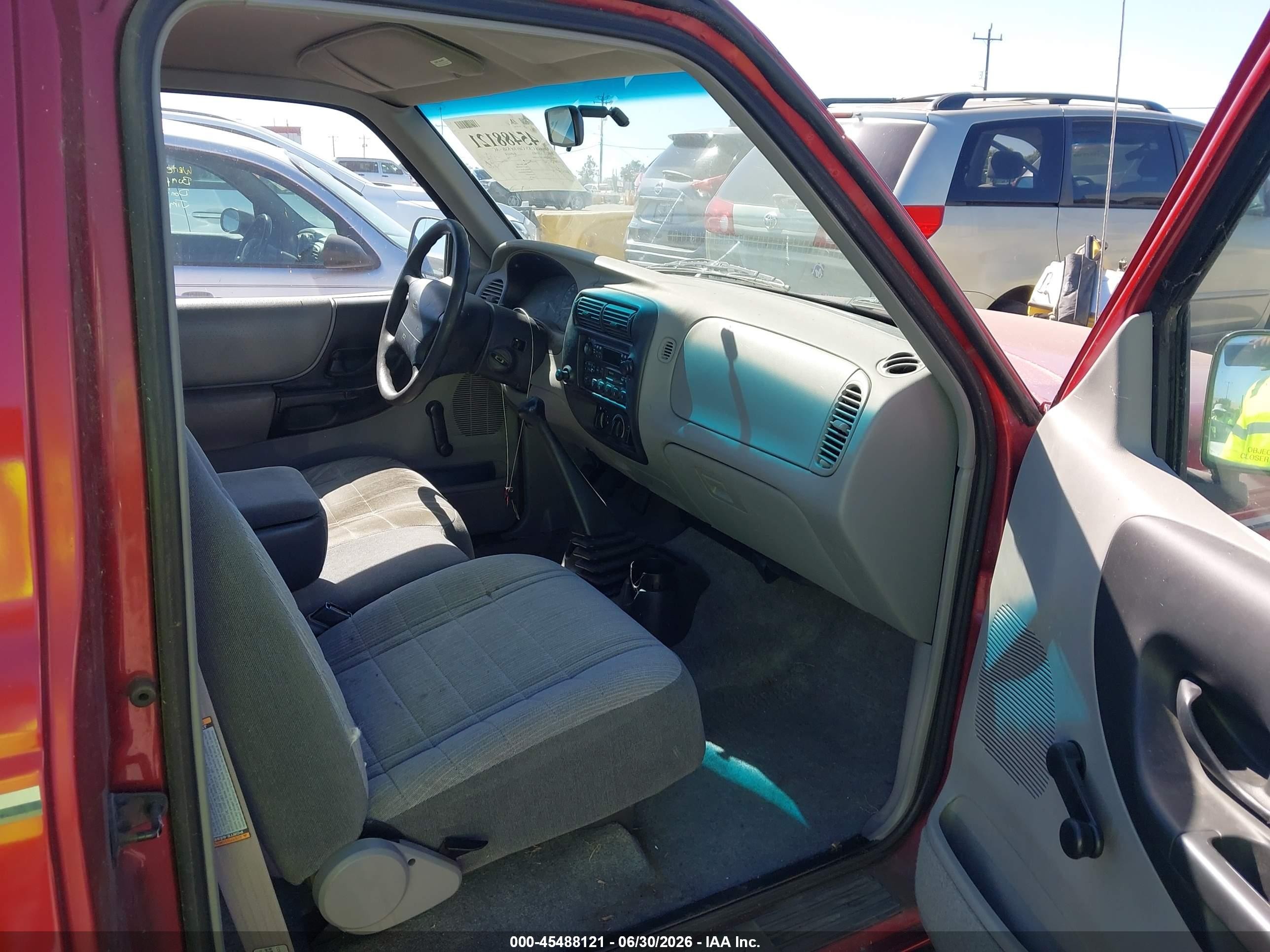 1997 Ford Ranger Splash/xlt Red vin: 1FTCR10U5VUA97899