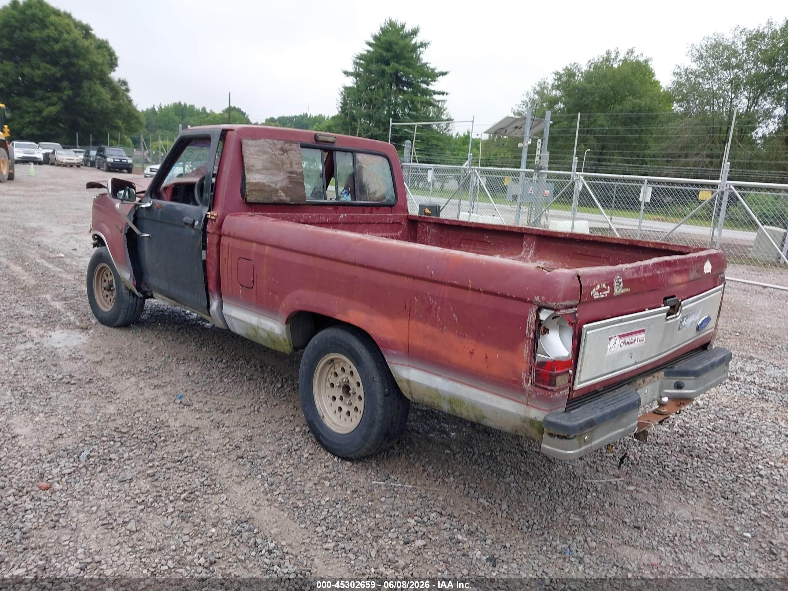 1991 Ford Ranger   Красный vin: 1FTCR10U6MUB33890
