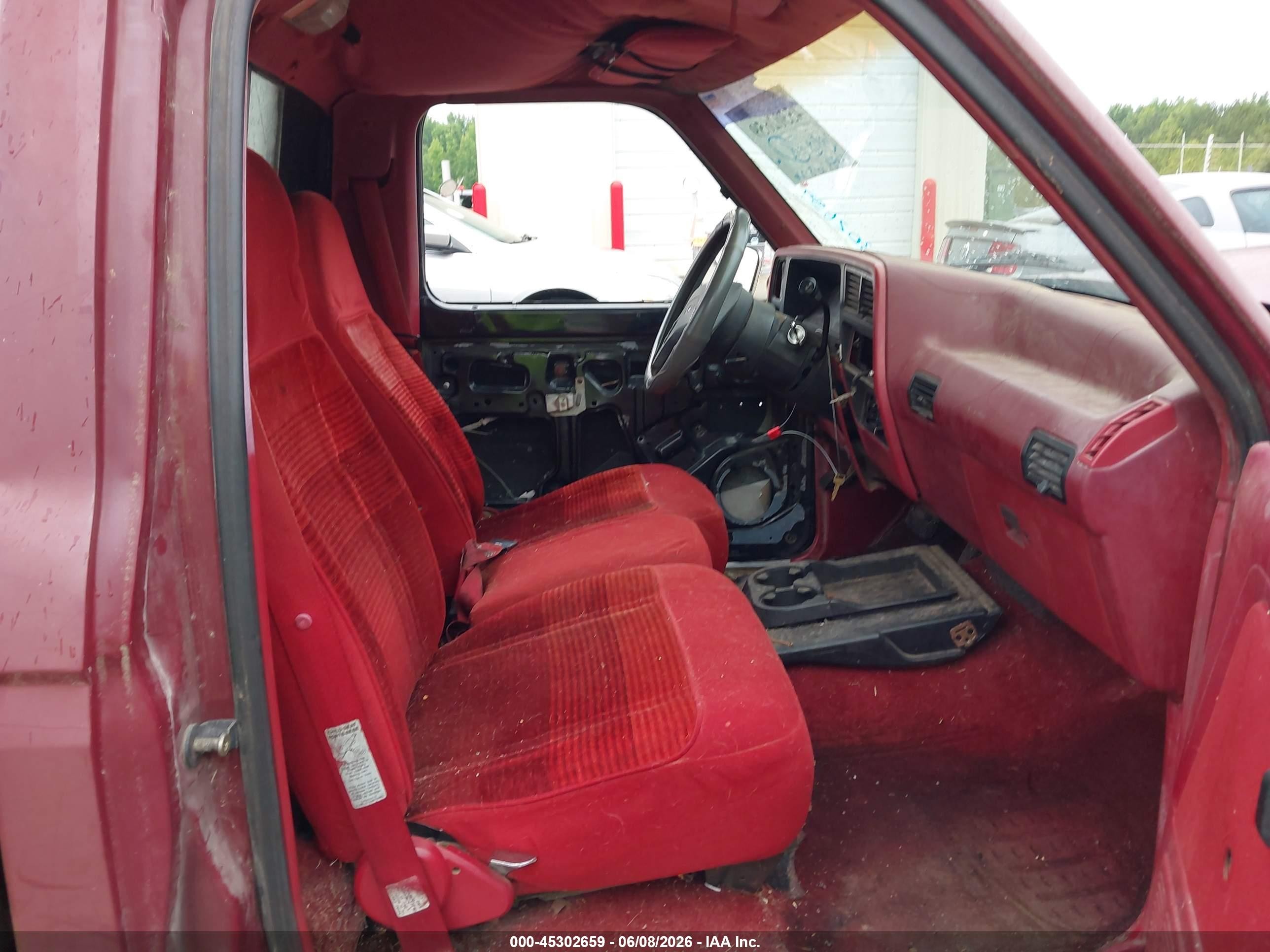 1991 Ford Ranger   Красный vin: 1FTCR10U6MUB33890