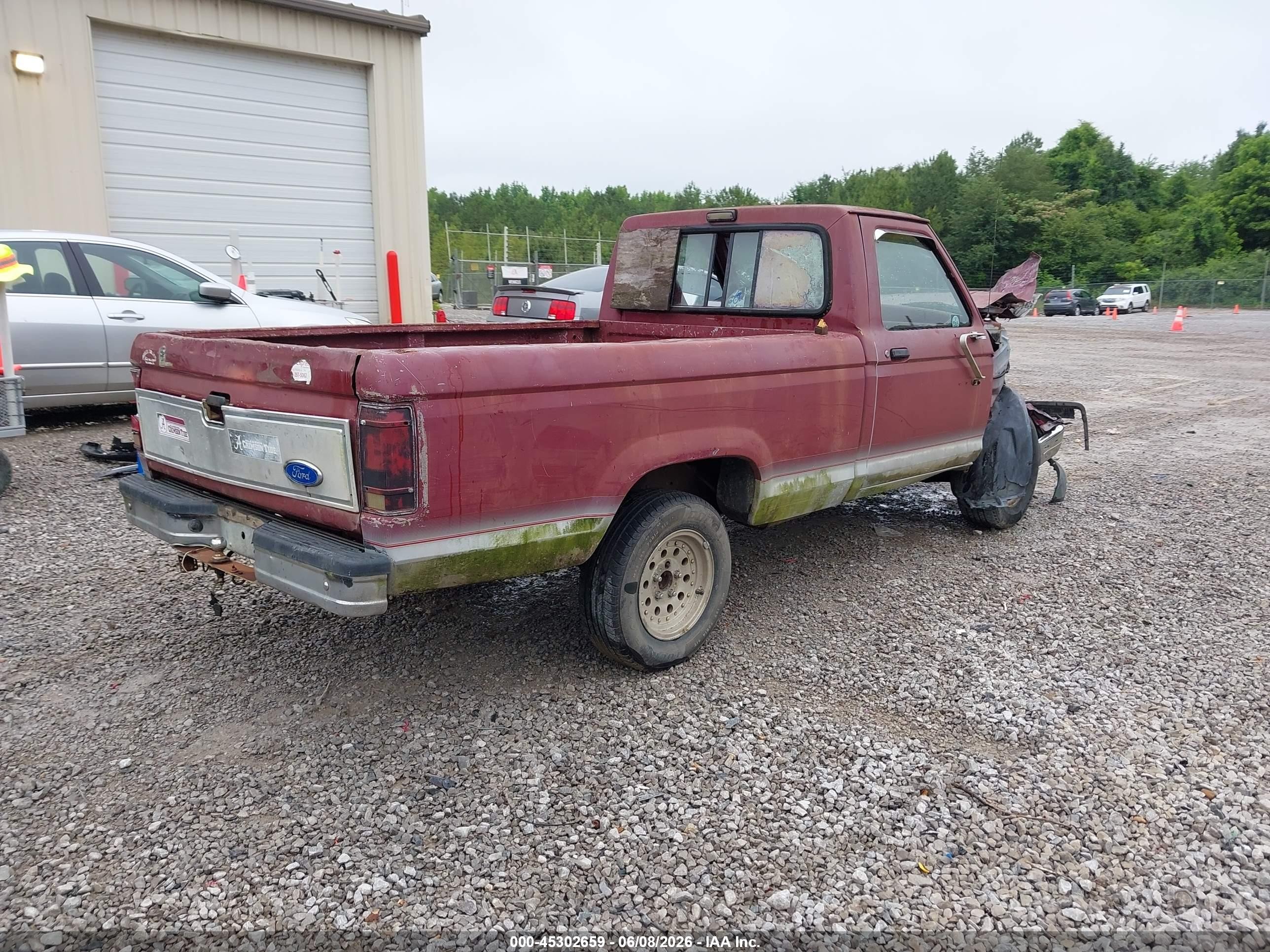1991 Ford Ranger   Красный vin: 1FTCR10U6MUB33890