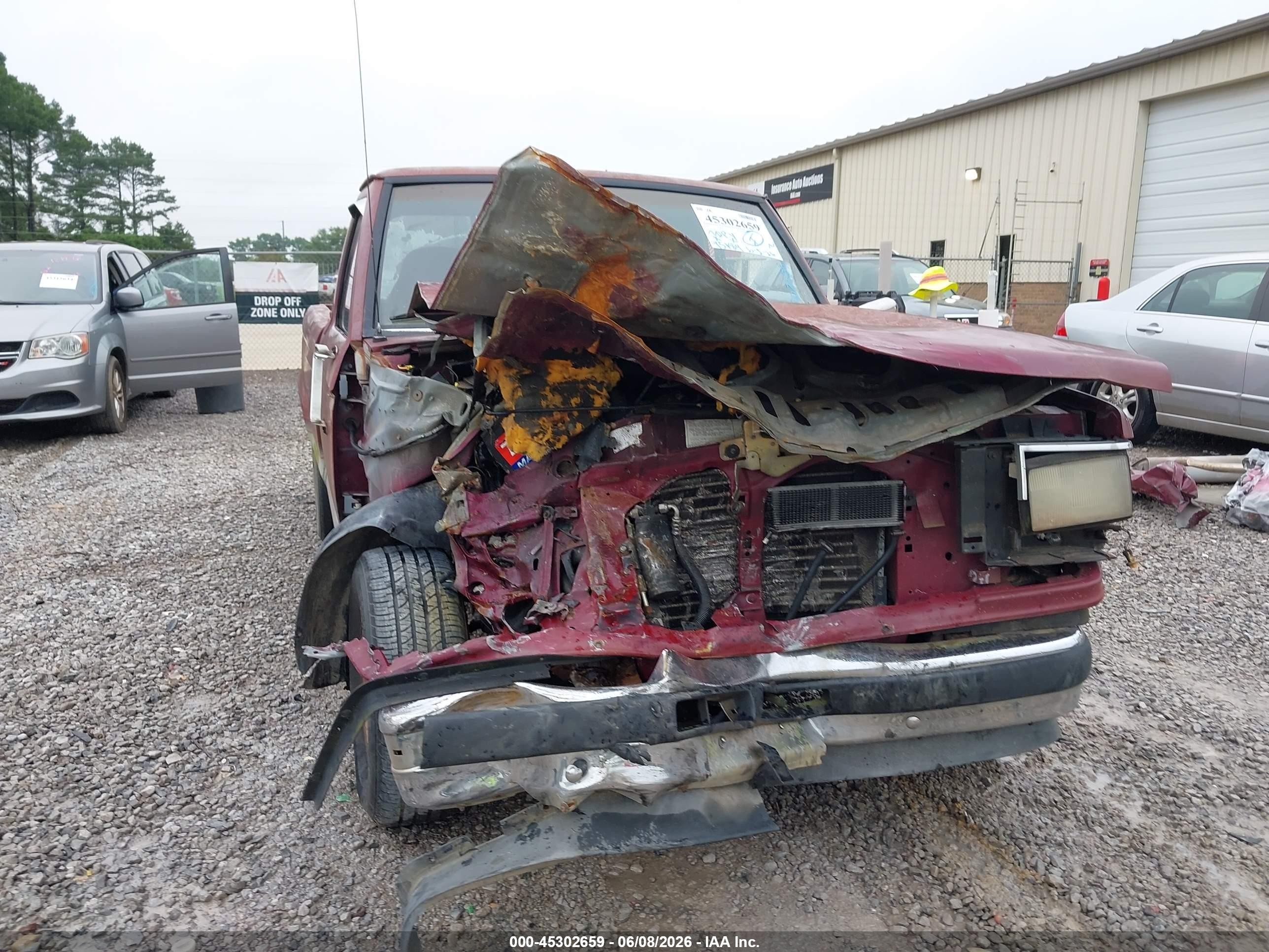 1991 Ford Ranger   Красный vin: 1FTCR10U6MUB33890