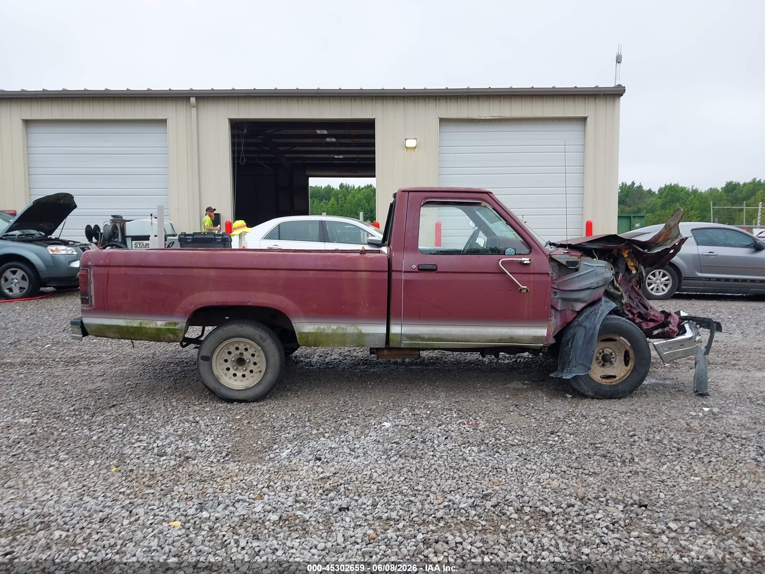 1991 Ford Ranger   Красный vin: 1FTCR10U6MUB33890