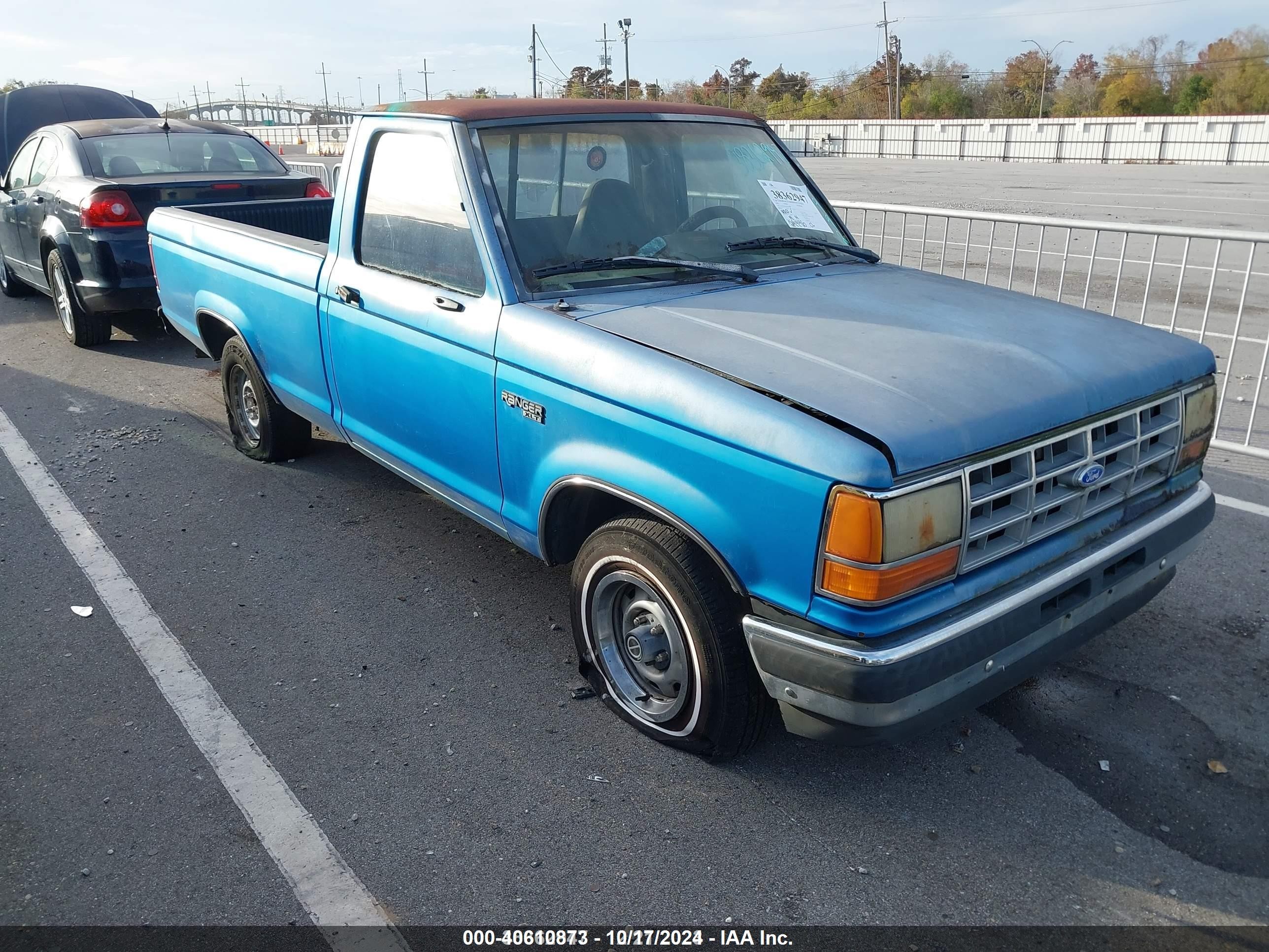 1992 Ford Ranger   Blue vin: 1FTCR10U6NUA50090