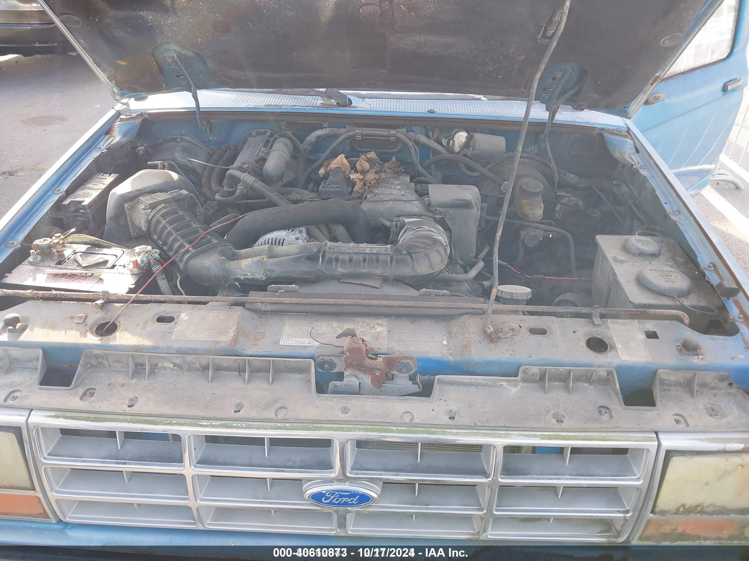 1992 Ford Ranger   Синий vin: 1FTCR10U6NUA50090