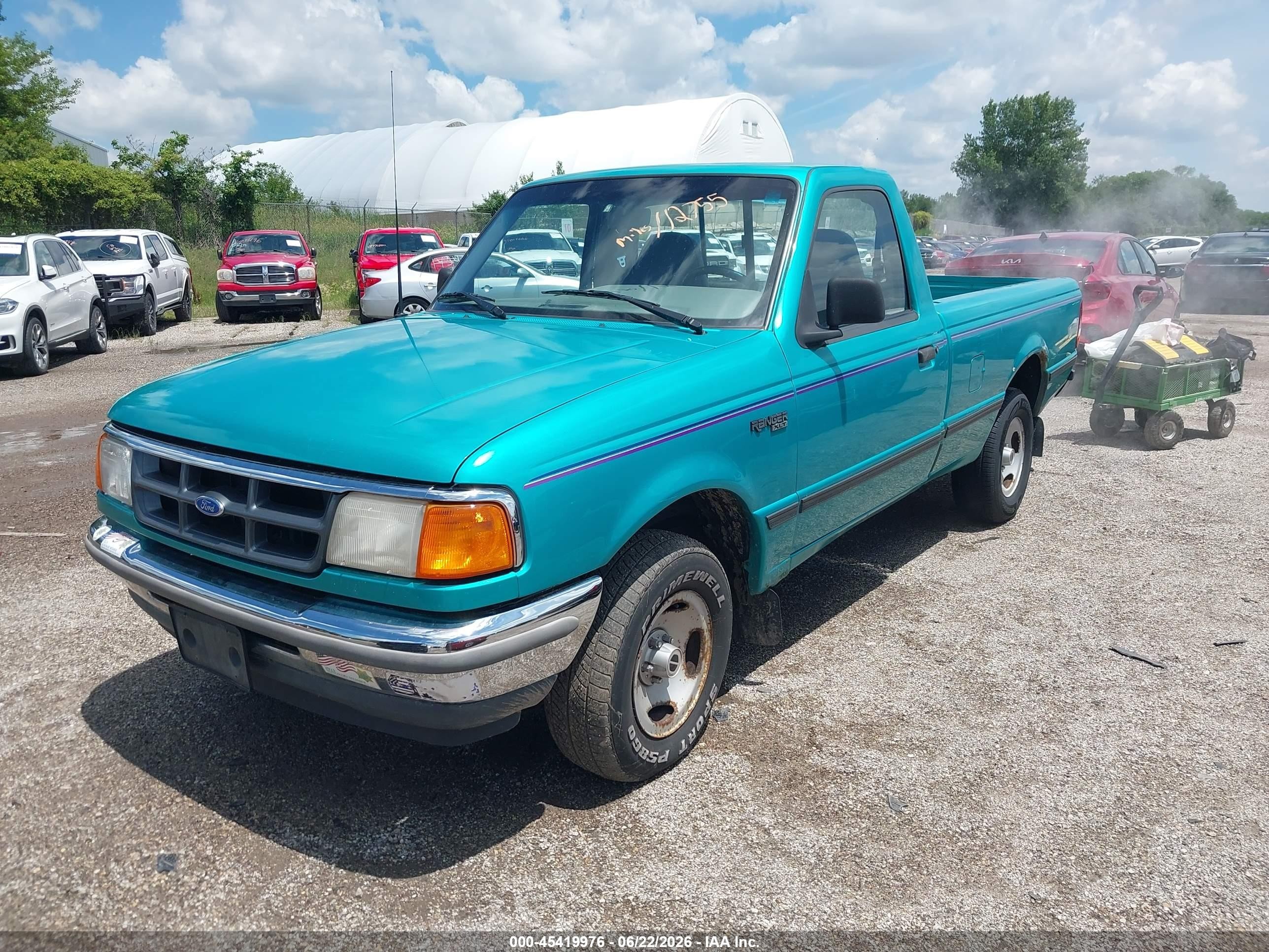 1994 Ford Ranger   Зеленый vin: 1FTCR10U6RPC17472