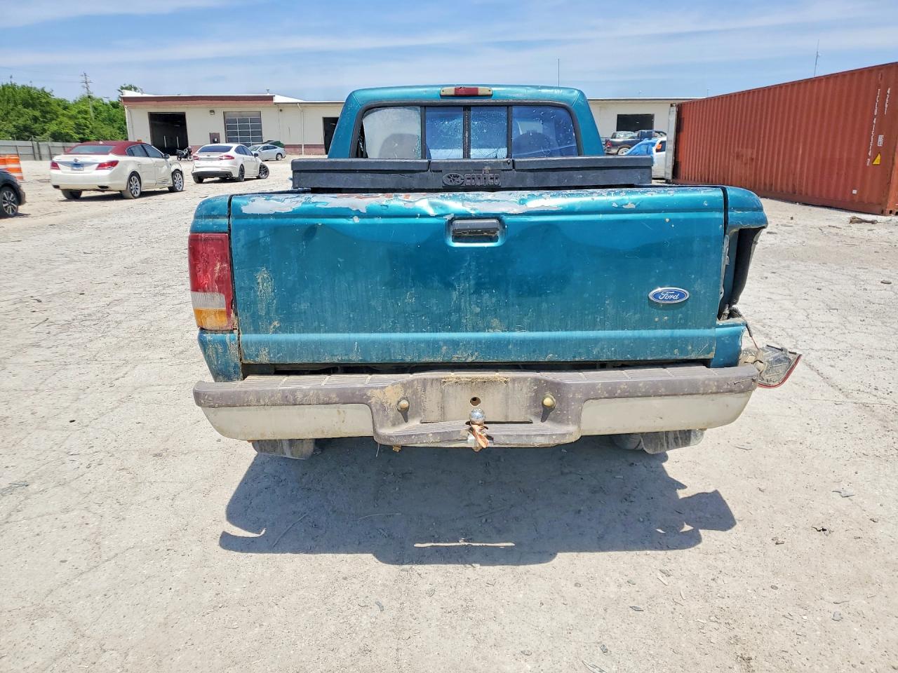 1996 Ford Ranger Green vin: 1FTCR10U6TUC37519