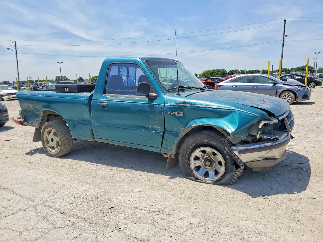 1996 Ford Ranger Green vin: 1FTCR10U6TUC37519