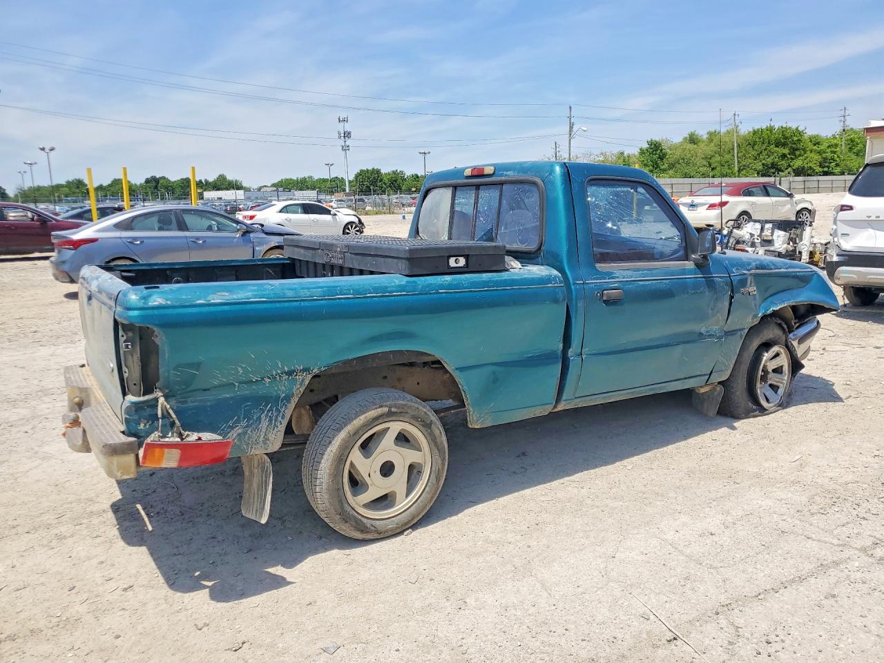 1996 Ford Ranger Green vin: 1FTCR10U6TUC37519