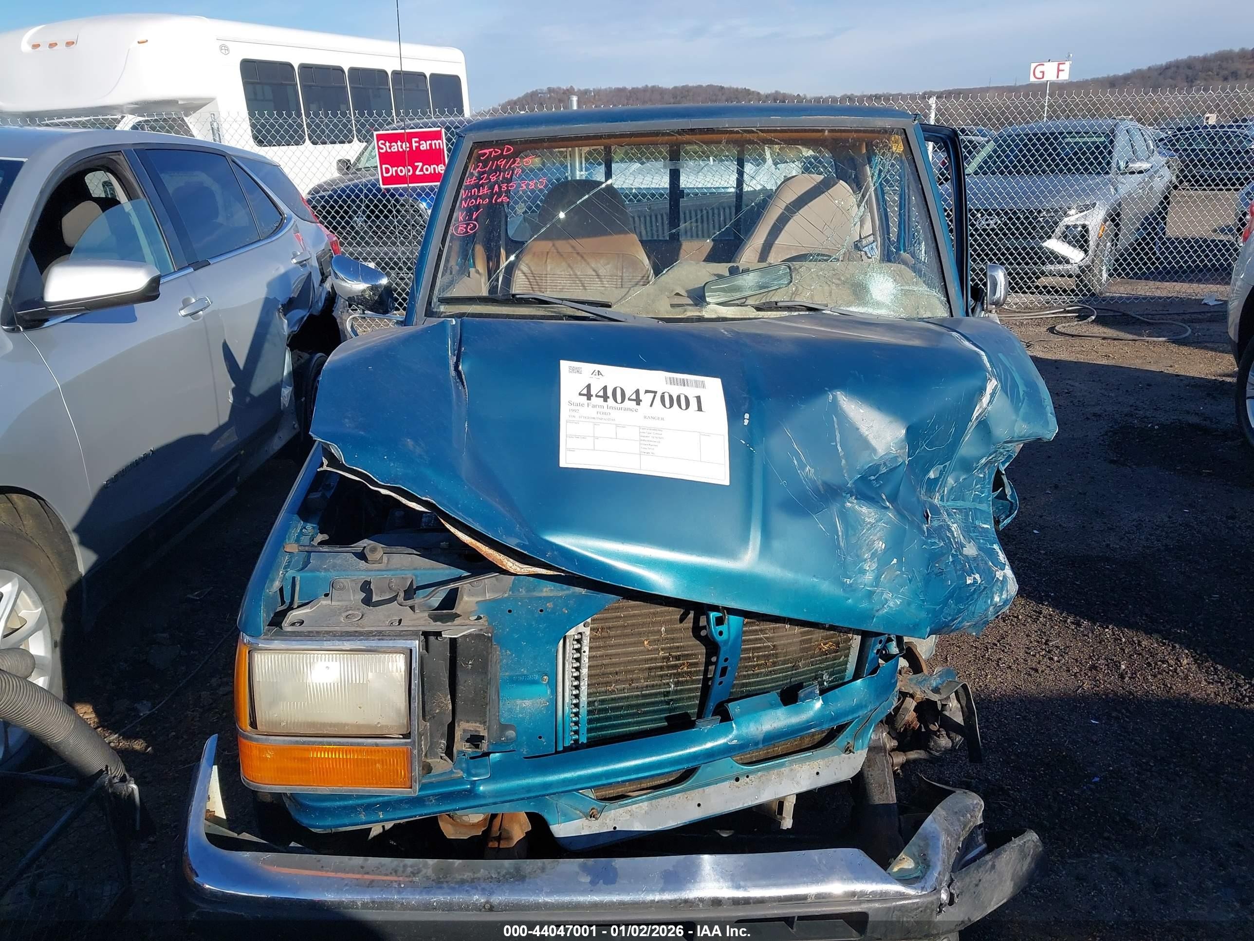 1992 Ford Ranger   Зеленый vin: 1FTCR10U7NPA35385