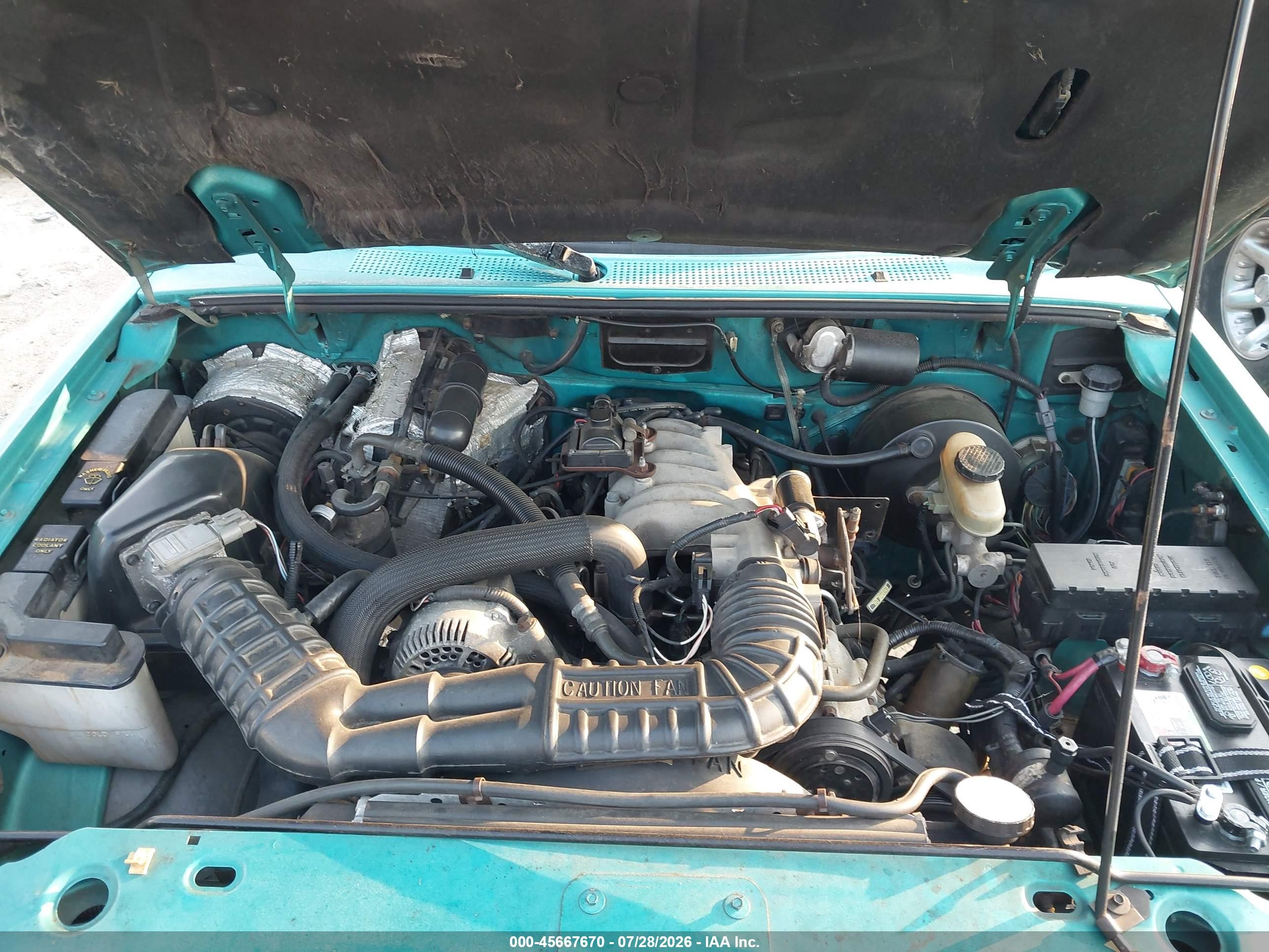 1994 Ford Ranger   Green vin: 1FTCR10U7RPB58268