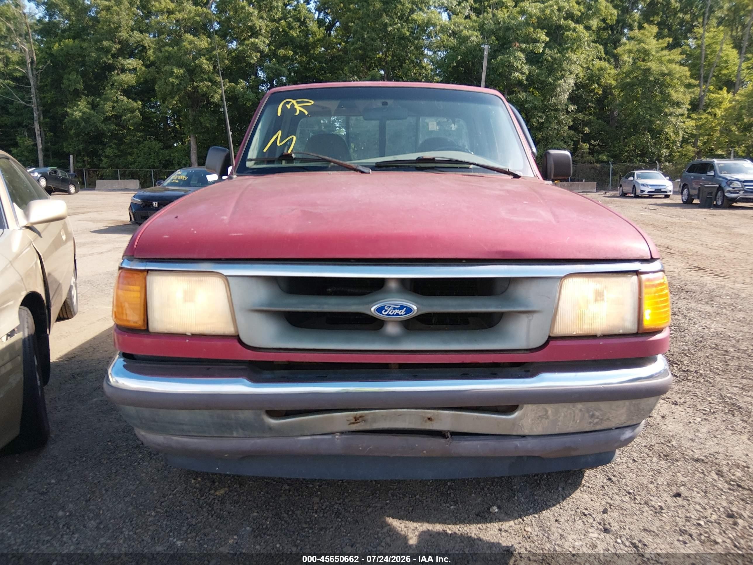 1996 Ford Ranger   Burgundy vin: 1FTCR10U7TTA70433