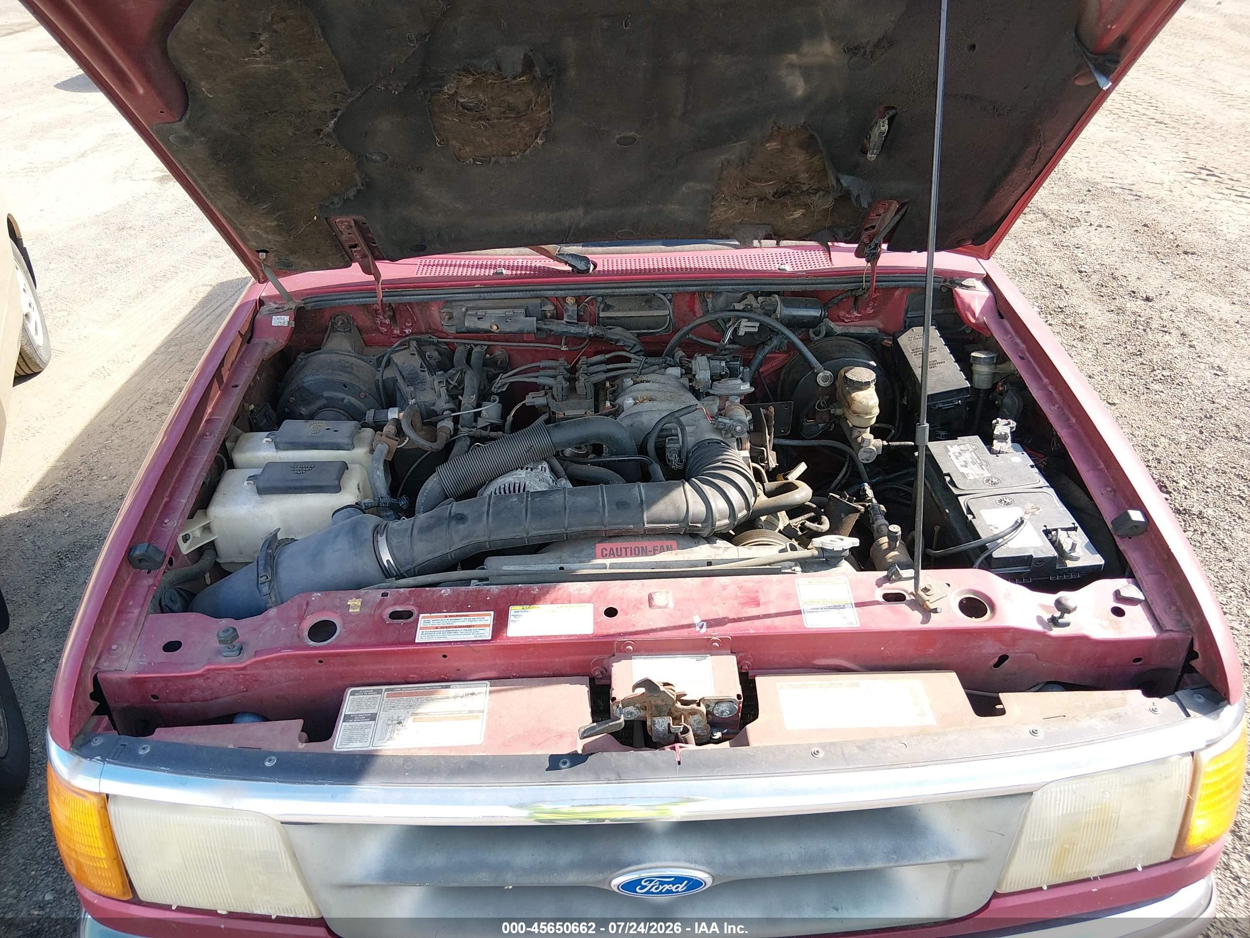 1996 Ford Ranger   Burgundy vin: 1FTCR10U7TTA70433