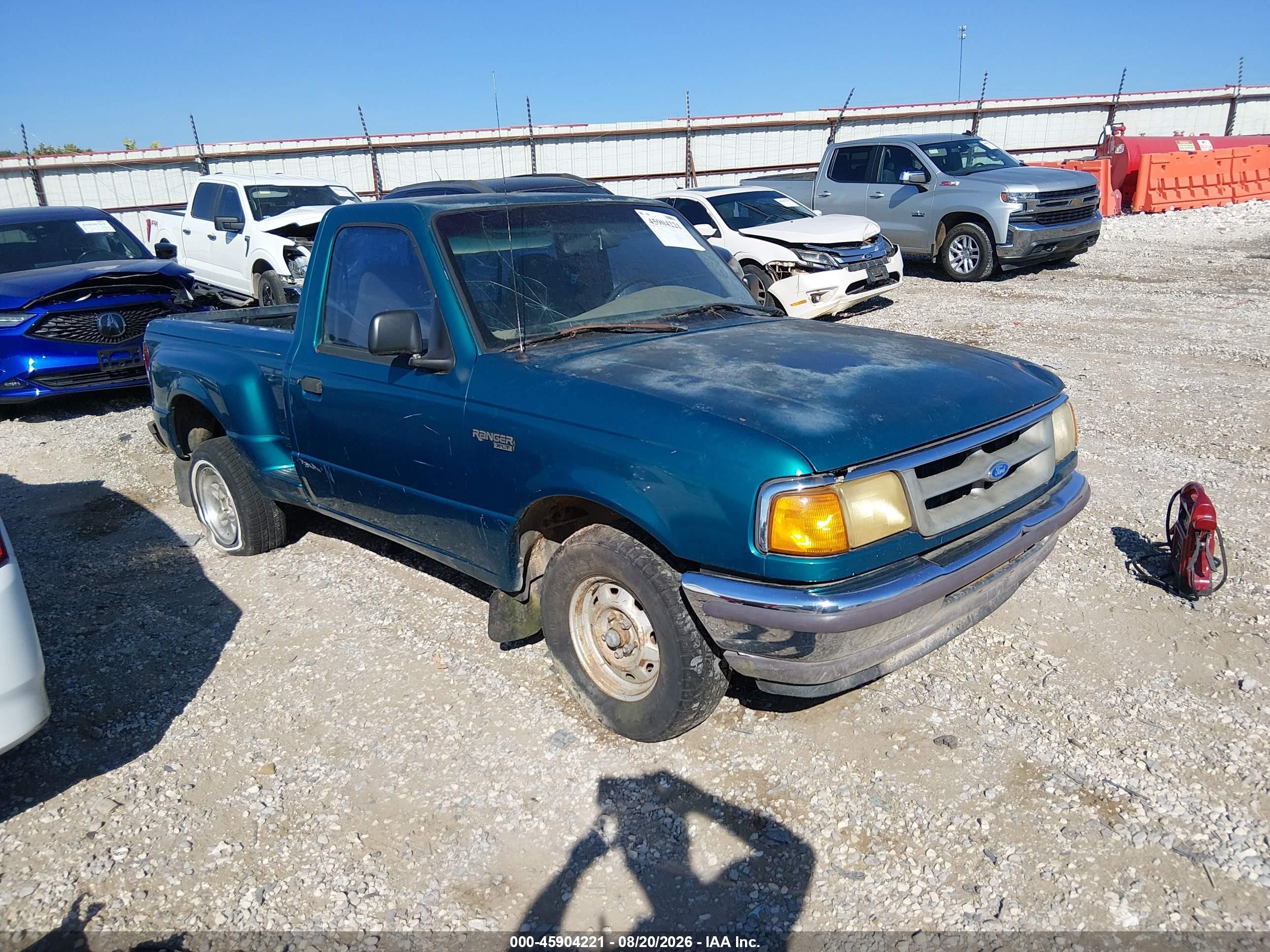 1997 Ford Ranger Splash/xlt Green vin: 1FTCR10U7VPA44278