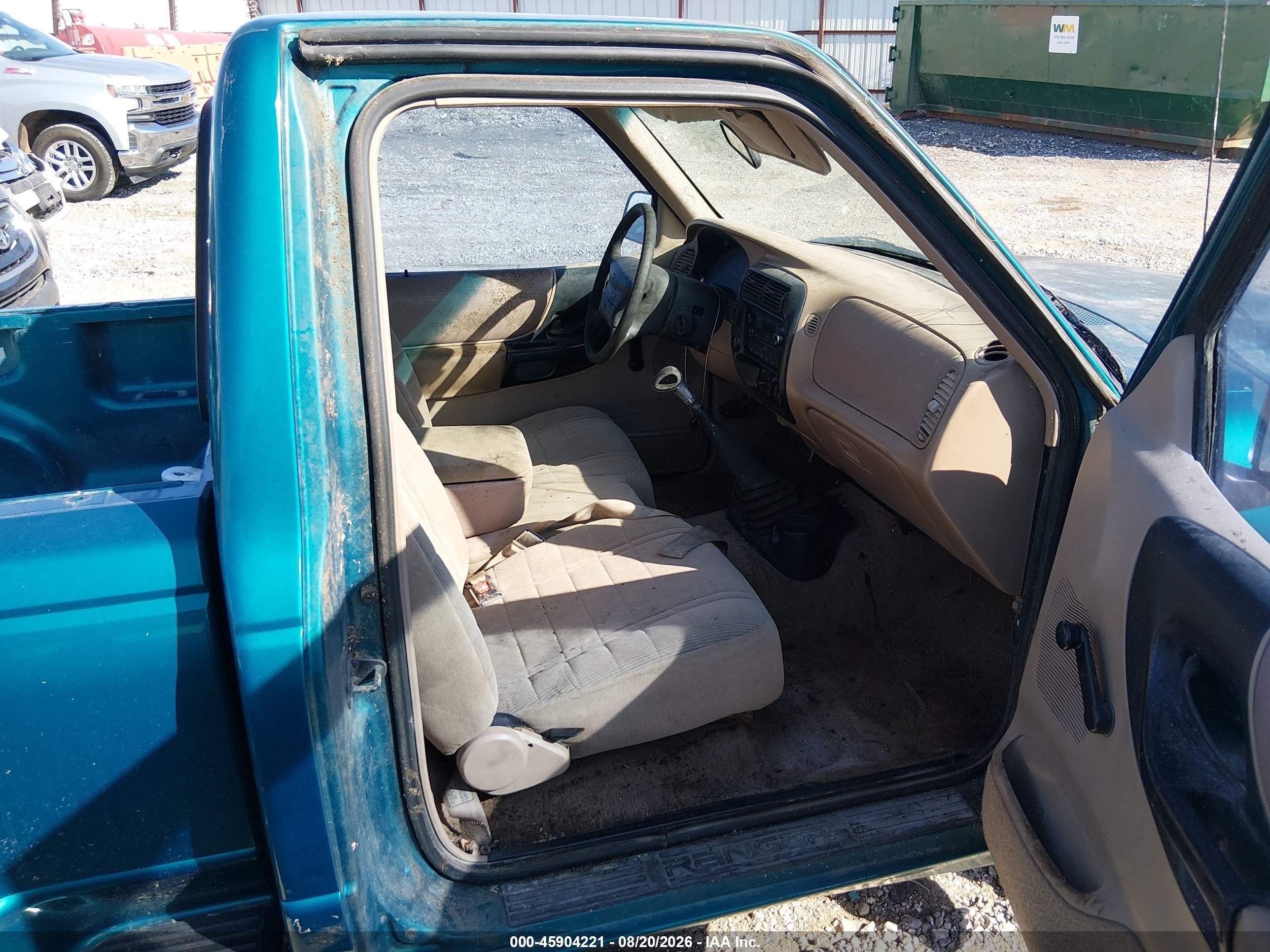 1997 Ford Ranger Splash/xlt Зеленый vin: 1FTCR10U7VPA44278