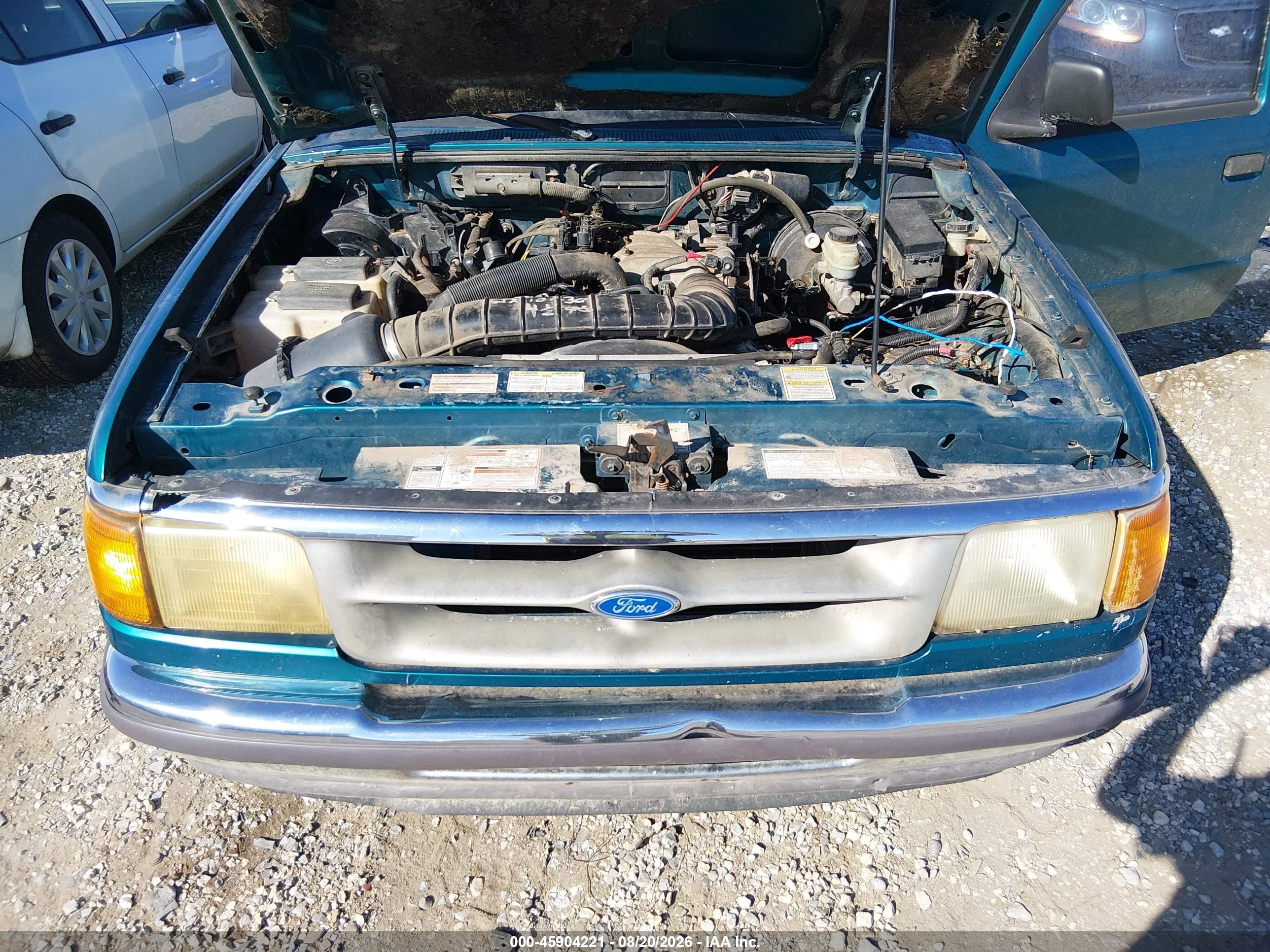 1997 Ford Ranger Splash/xlt Зеленый vin: 1FTCR10U7VPA44278