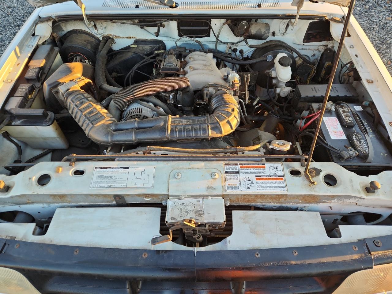 1993 Ford Ranger White vin: 1FTCR10U8PTA36135