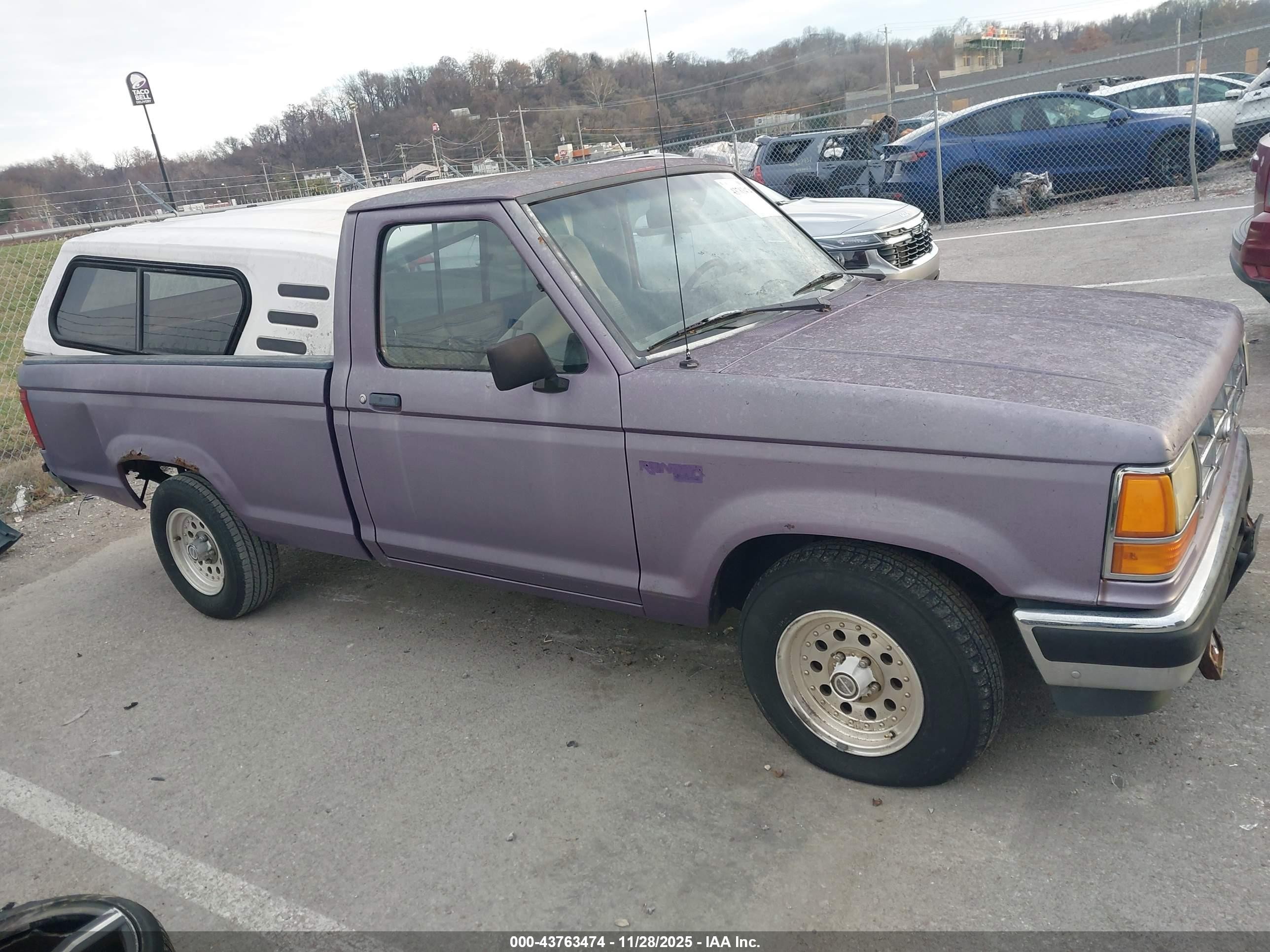 1992 Ford Ranger   Фиолетовый vin: 1FTCR10U9NUA73931