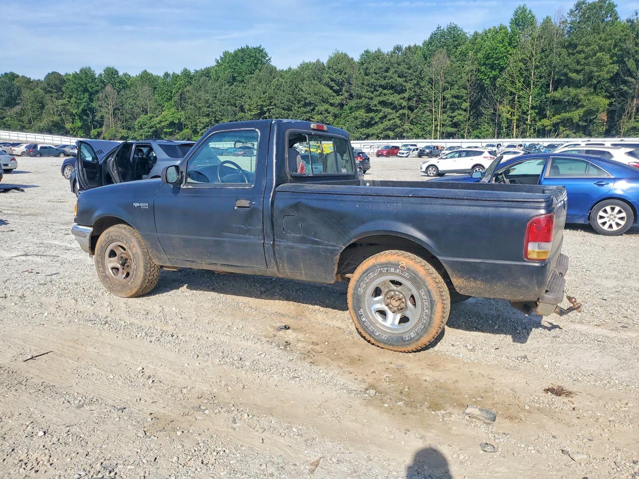 1996 Ford Ranger Black vin: 1FTCR10U9TUA12947
