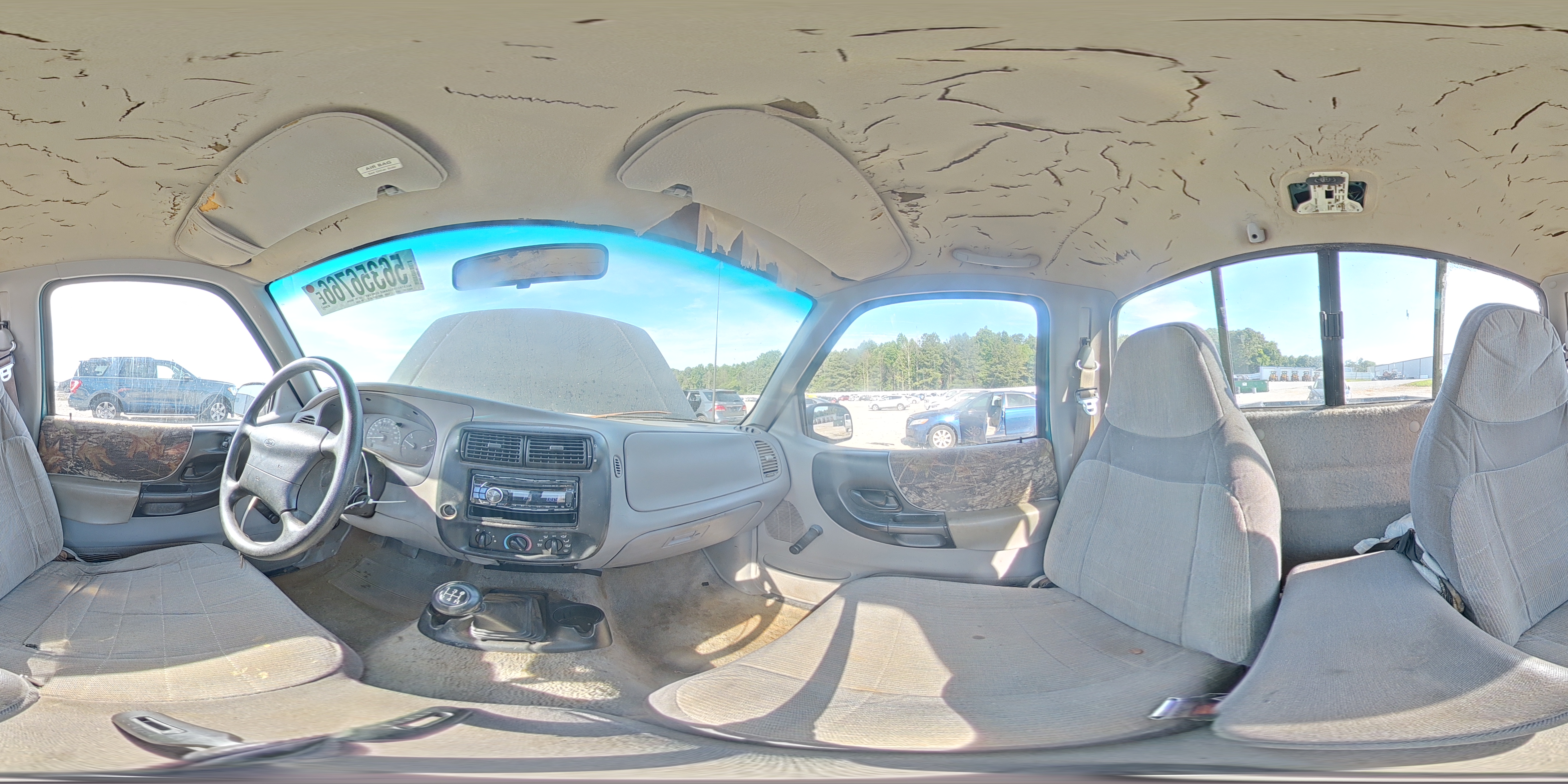 1996 Ford Ranger Black vin: 1FTCR10U9TUA12947