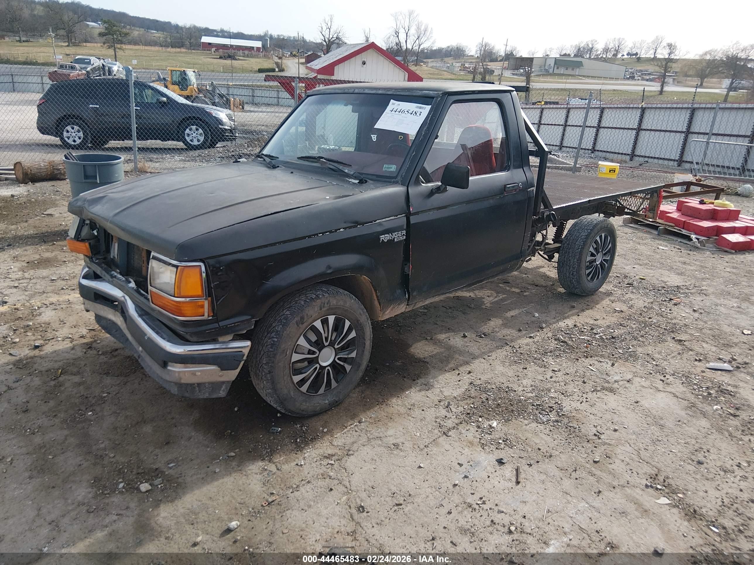 1991 Ford Ranger   Black vin: 1FTCR10UXMPA29207