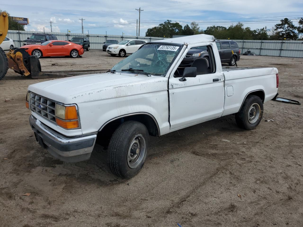 1991 Ford Ranger White vin: 1FTCR10UXMUB00388