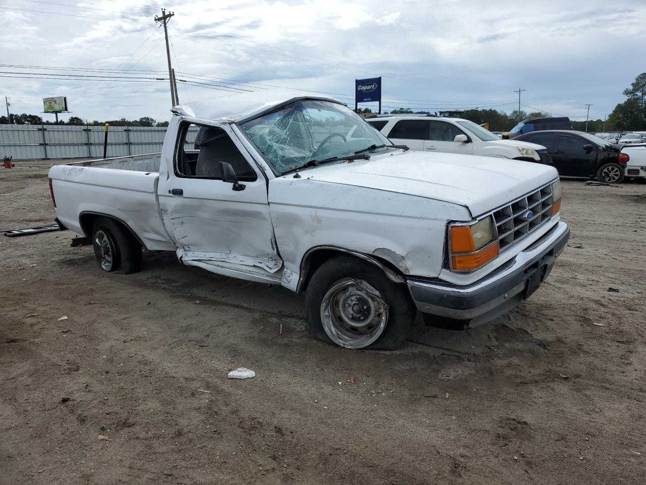 1991 Ford Ranger White vin: 1FTCR10UXMUB00388