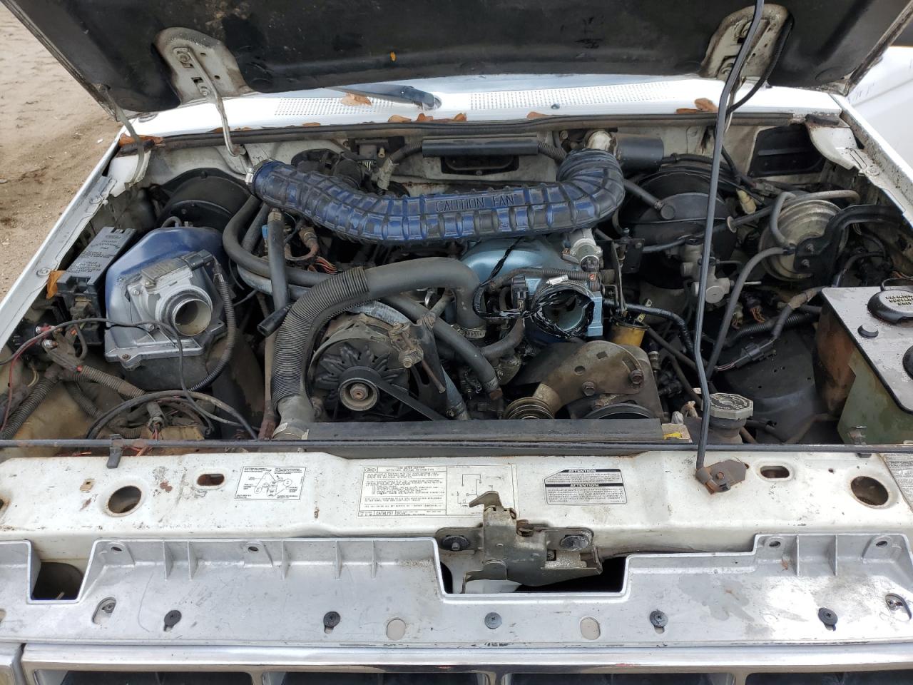 1991 Ford Ranger White vin: 1FTCR10UXMUB00388