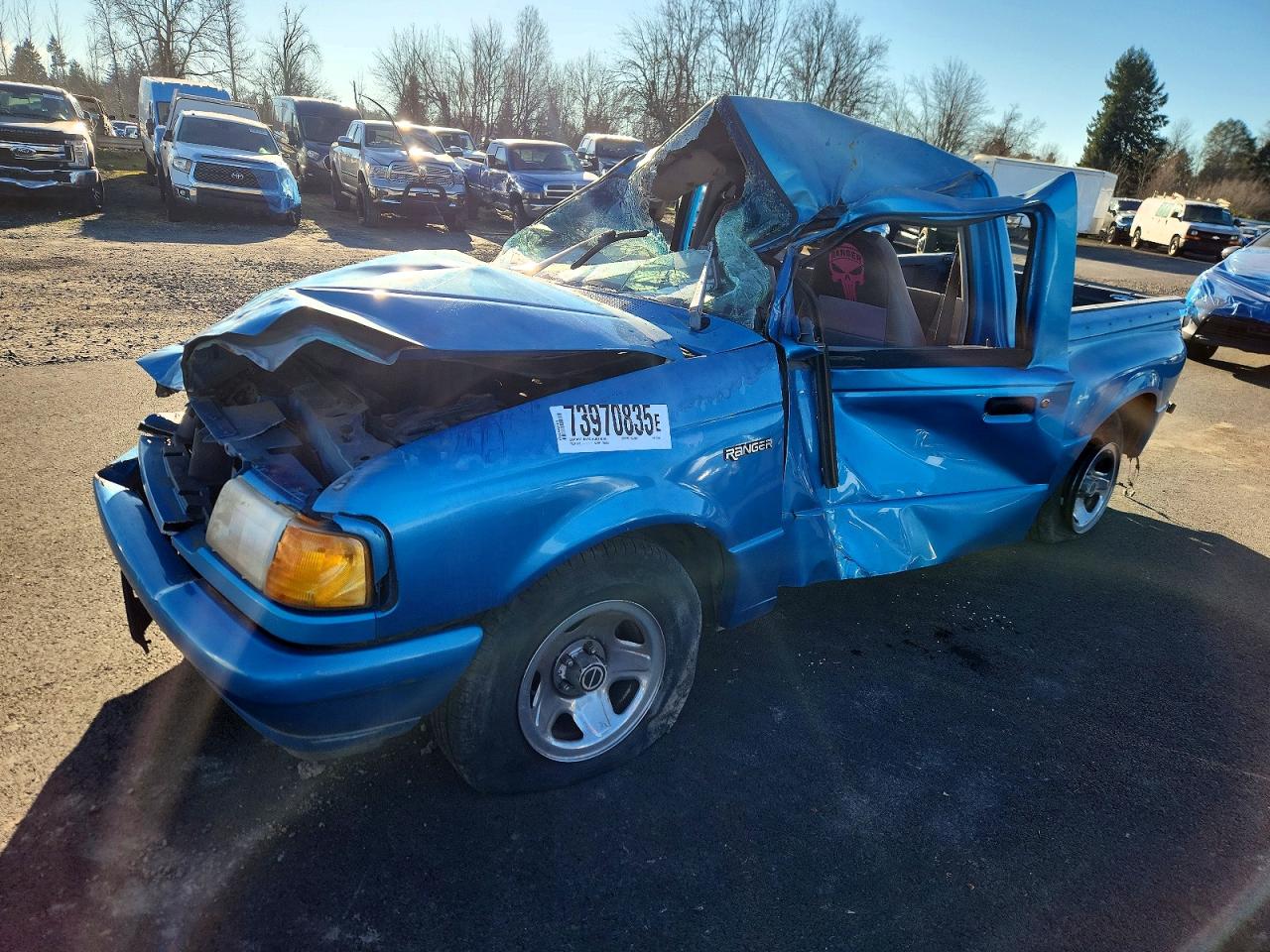 1993 Ford Ranger Blue vin: 1FTCR10UXPPB22846