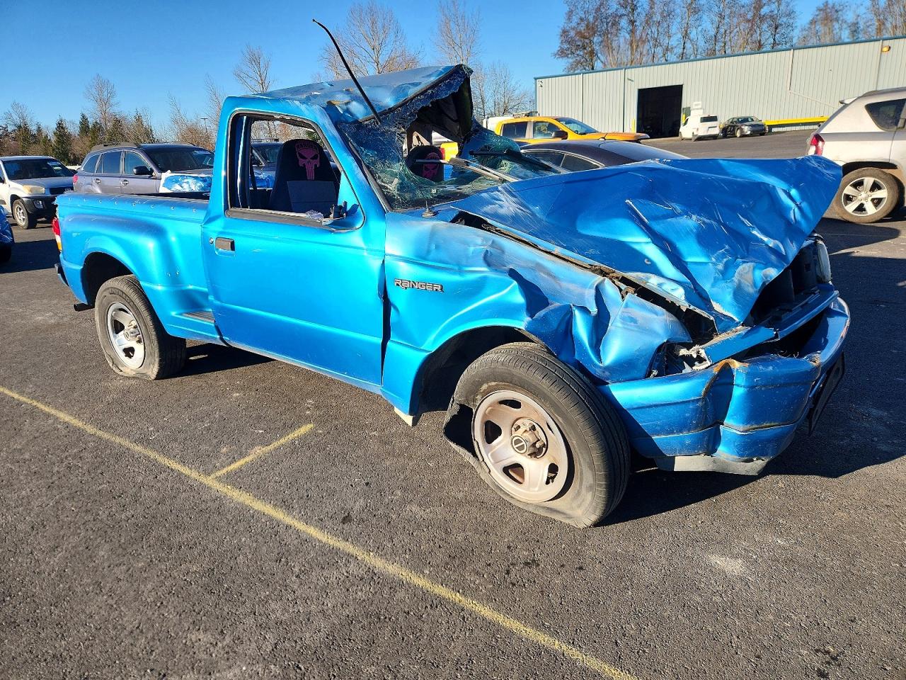 1993 Ford Ranger Blue vin: 1FTCR10UXPPB22846