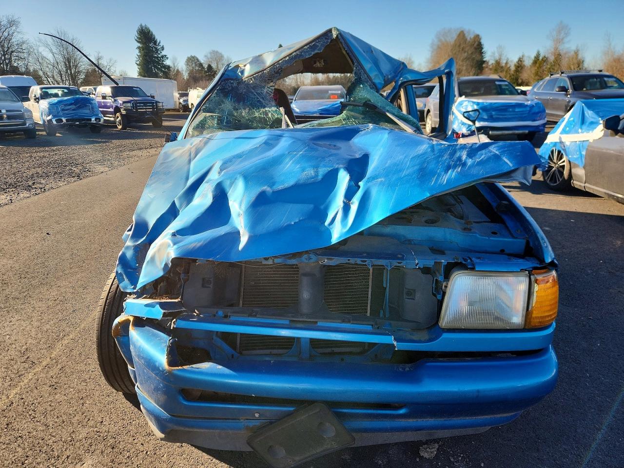 1993 Ford Ranger Blue vin: 1FTCR10UXPPB22846