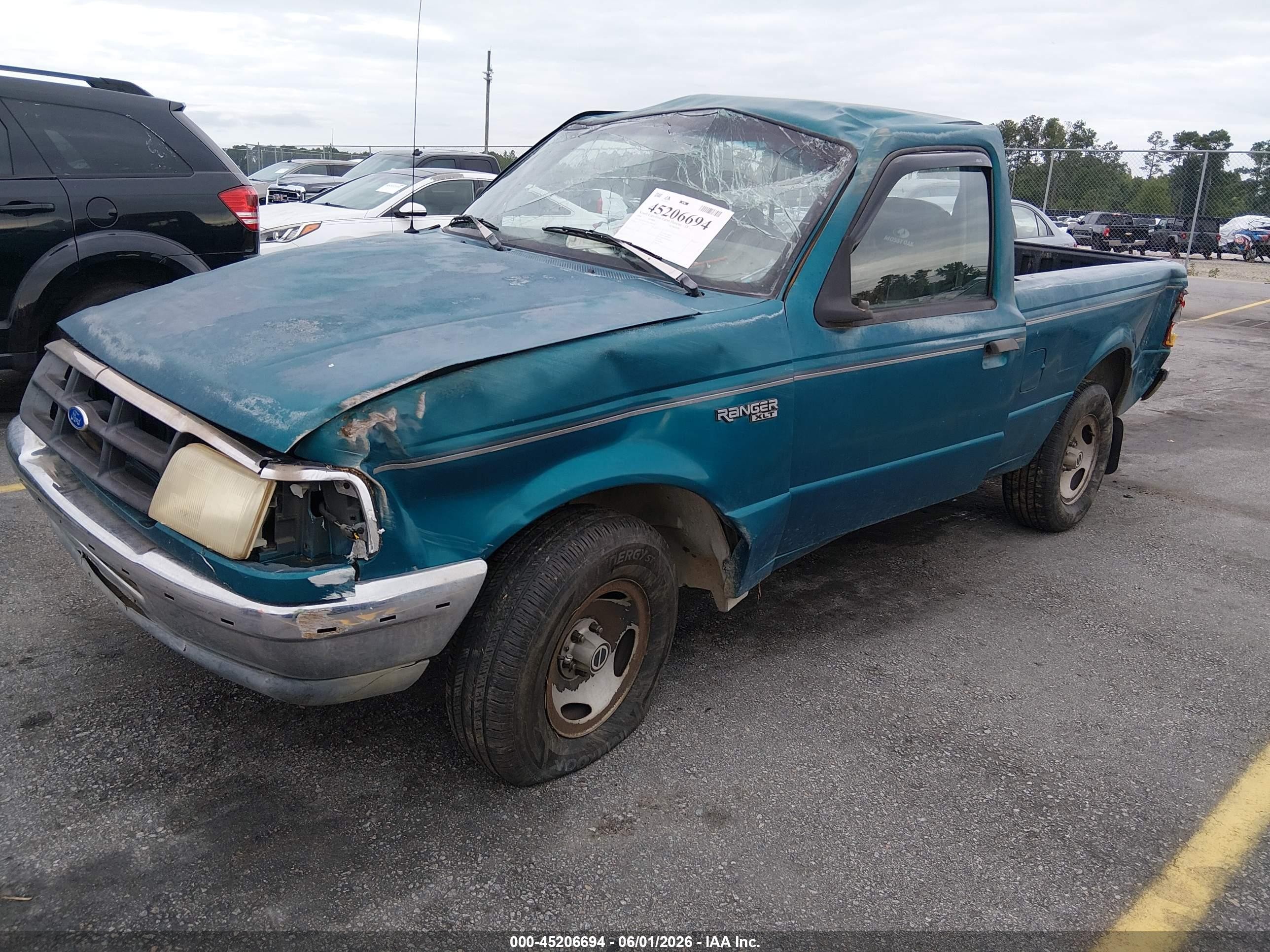 1994 Ford Ranger   Turquoise vin: 1FTCR10UXRUA84149