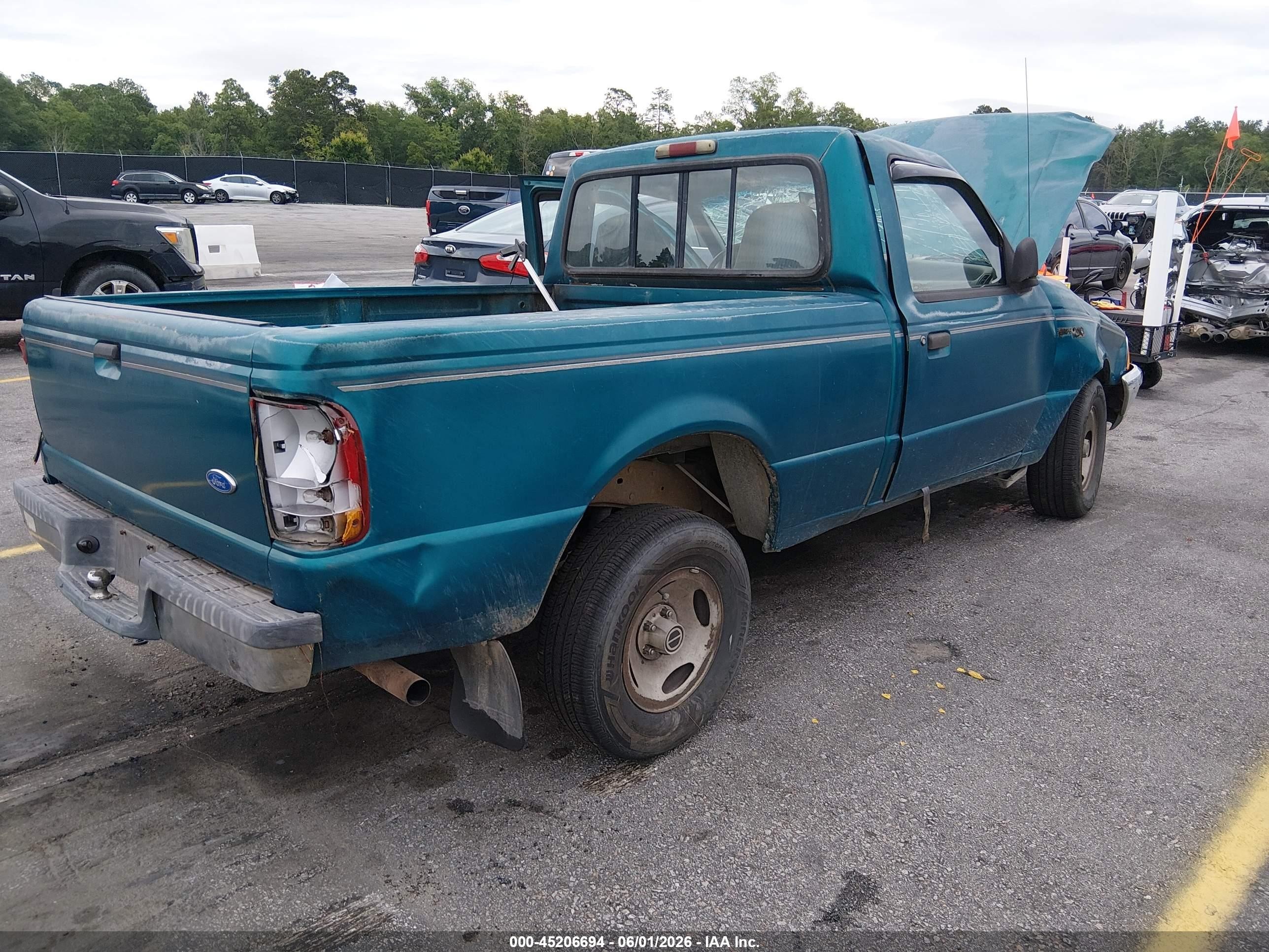 1994 Ford Ranger   Turquoise vin: 1FTCR10UXRUA84149